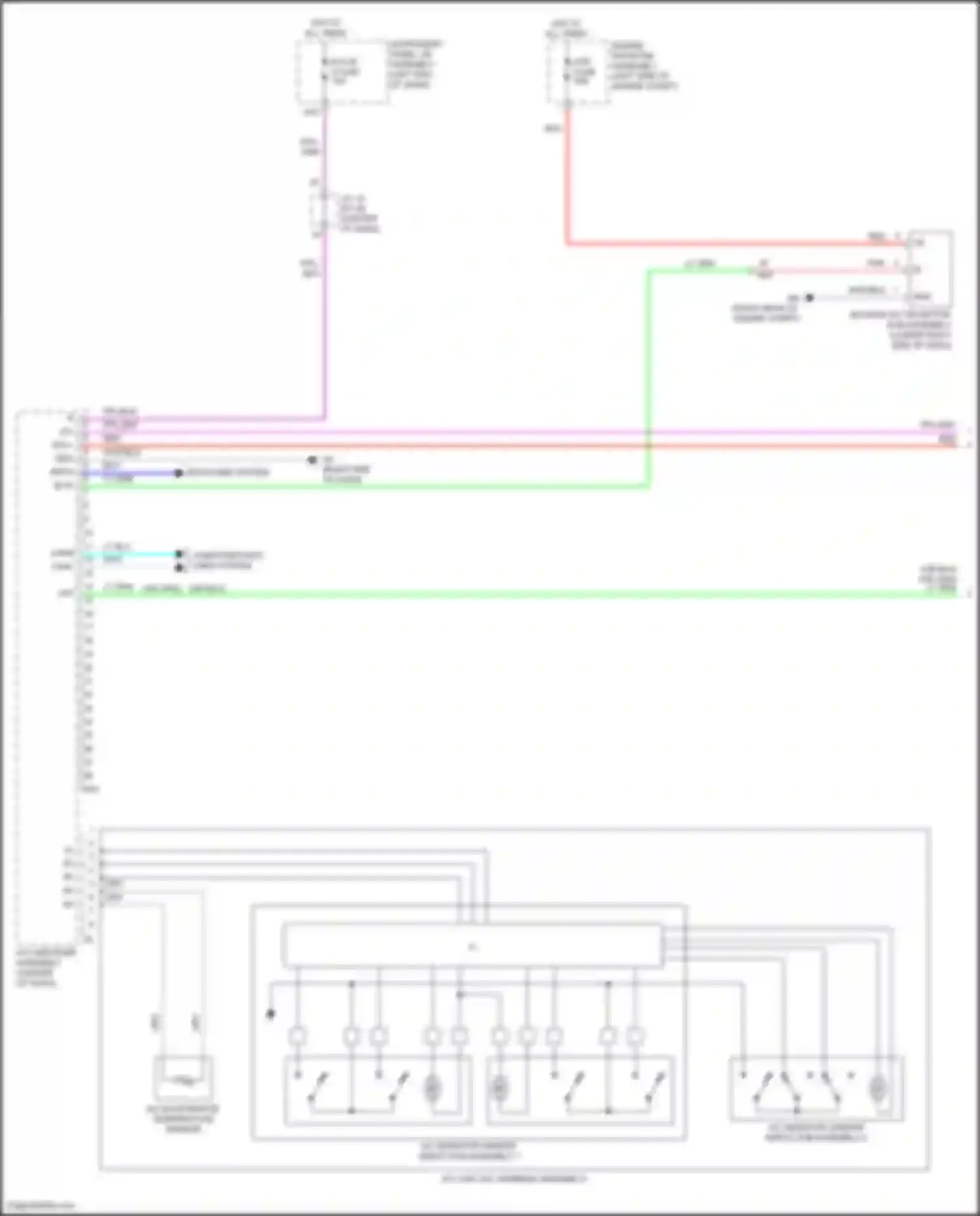Wiring diagram right end of dash) for Toyota Camry XV50 facelift 2 (2017-2018) (14 of 48)