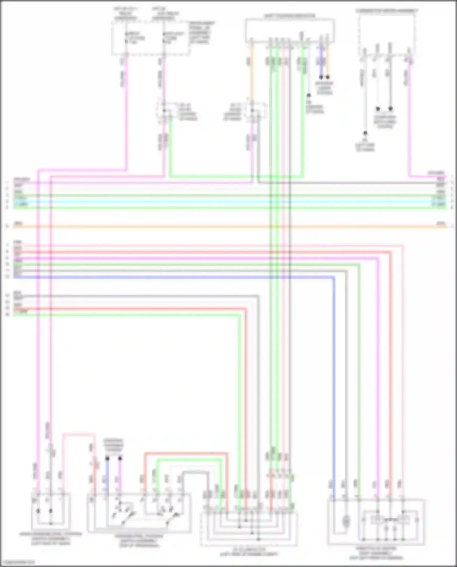 Wiring diagram shift position indicator for Toyota Camry XV50 facelift 2 (2017-2018) (13 of 16)