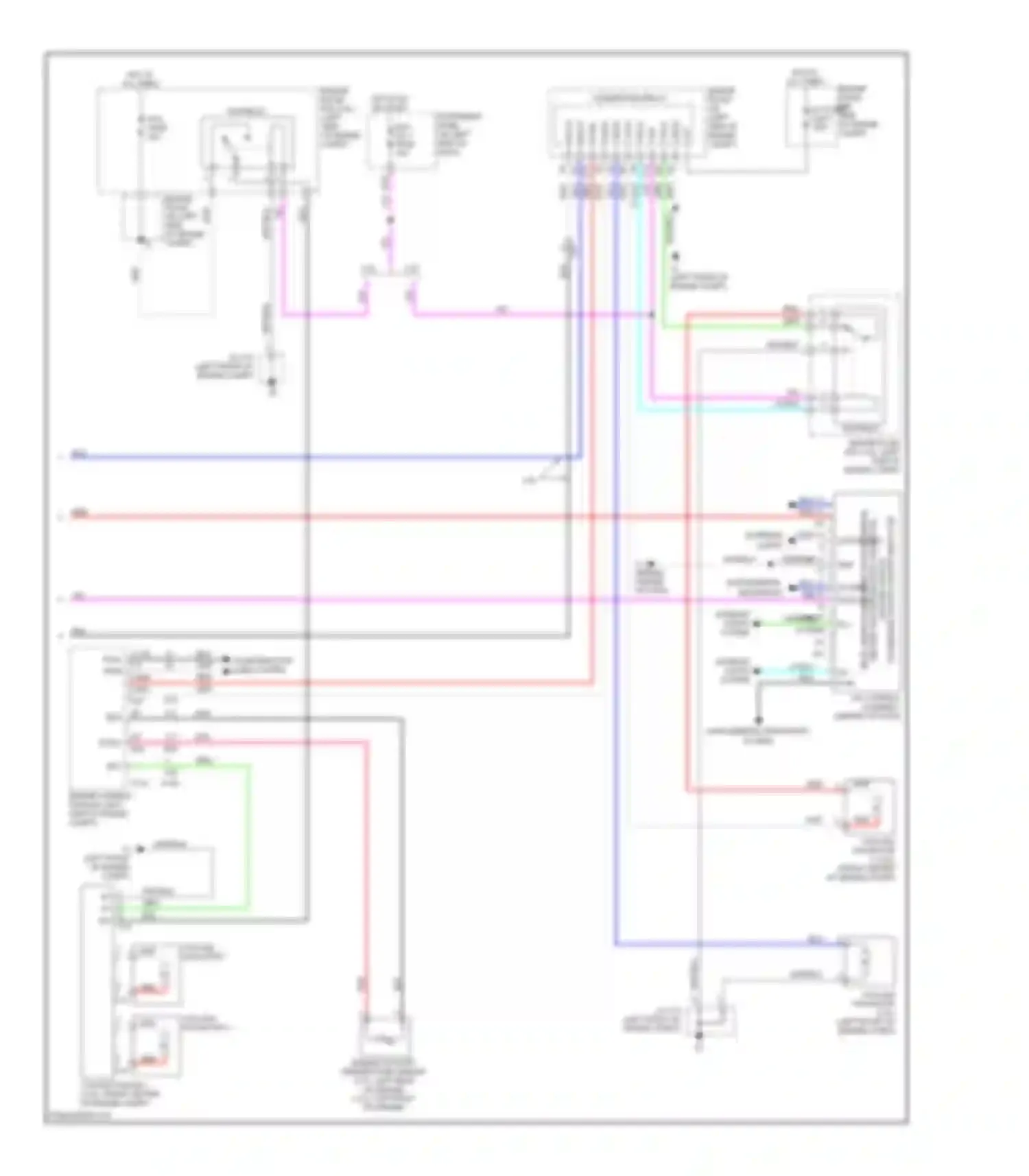 Camry Toyota XV50 (2011-2014): Automatic a/c circuit, except hybrid (3 of 3)