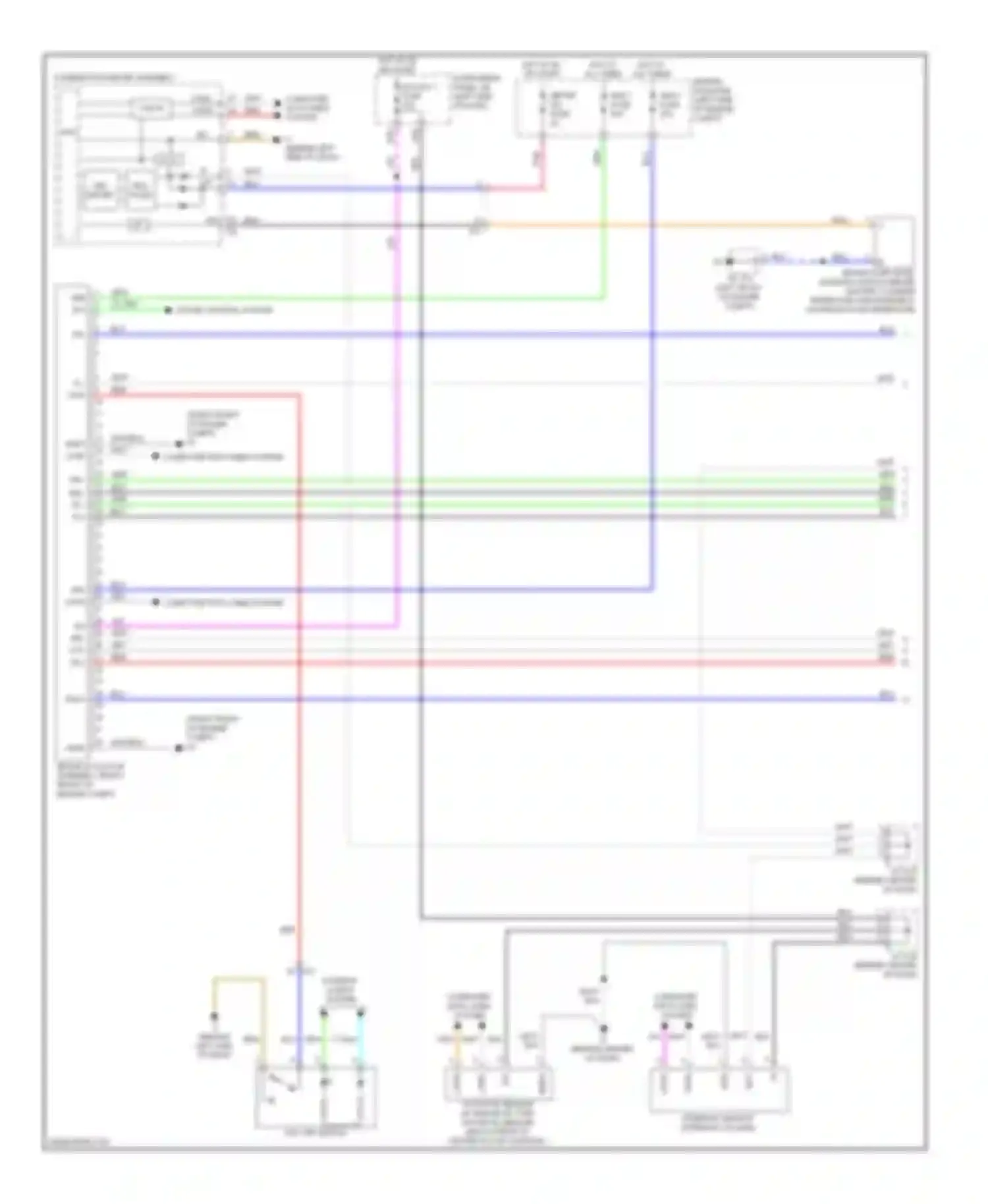 Camry Toyota XV50 (2011-2014): Anti-lock brakes circuit, except hybrid (1 of 2)