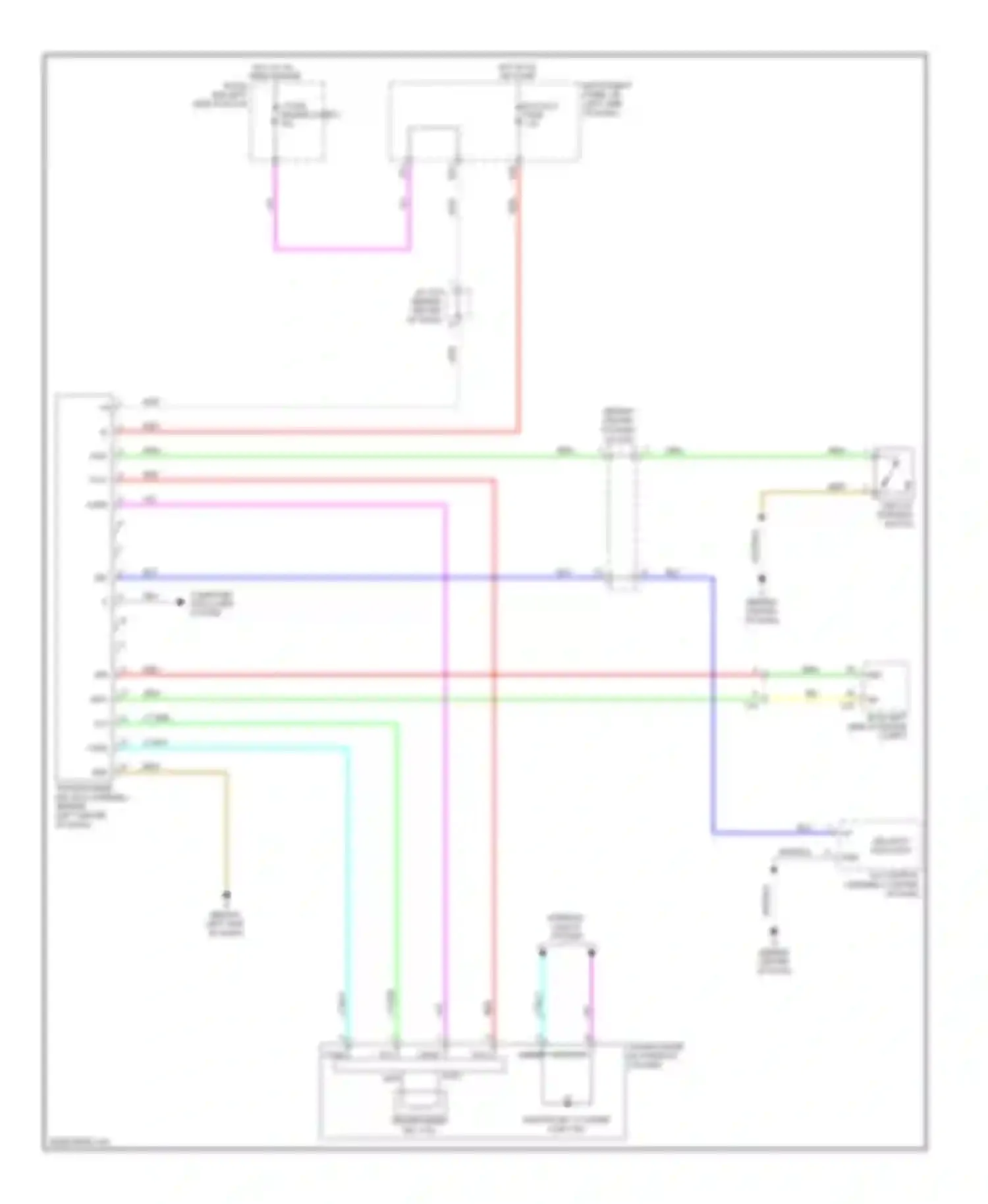 Camry Toyota XV50 (2011-2014): Immobilizer circuit, except hybrid without smart key system