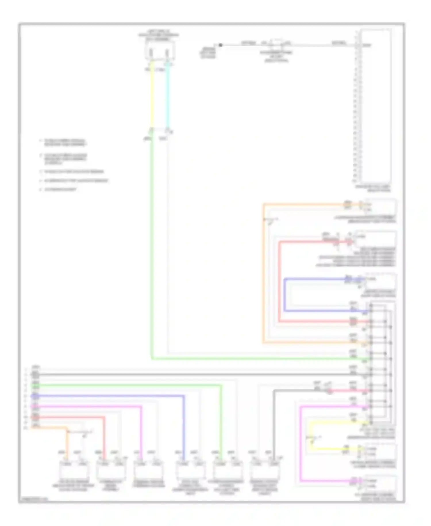 Camry Toyota XV50 (2011-2014): 2.5l, body ecu circuit, hybrid (2 of 2)