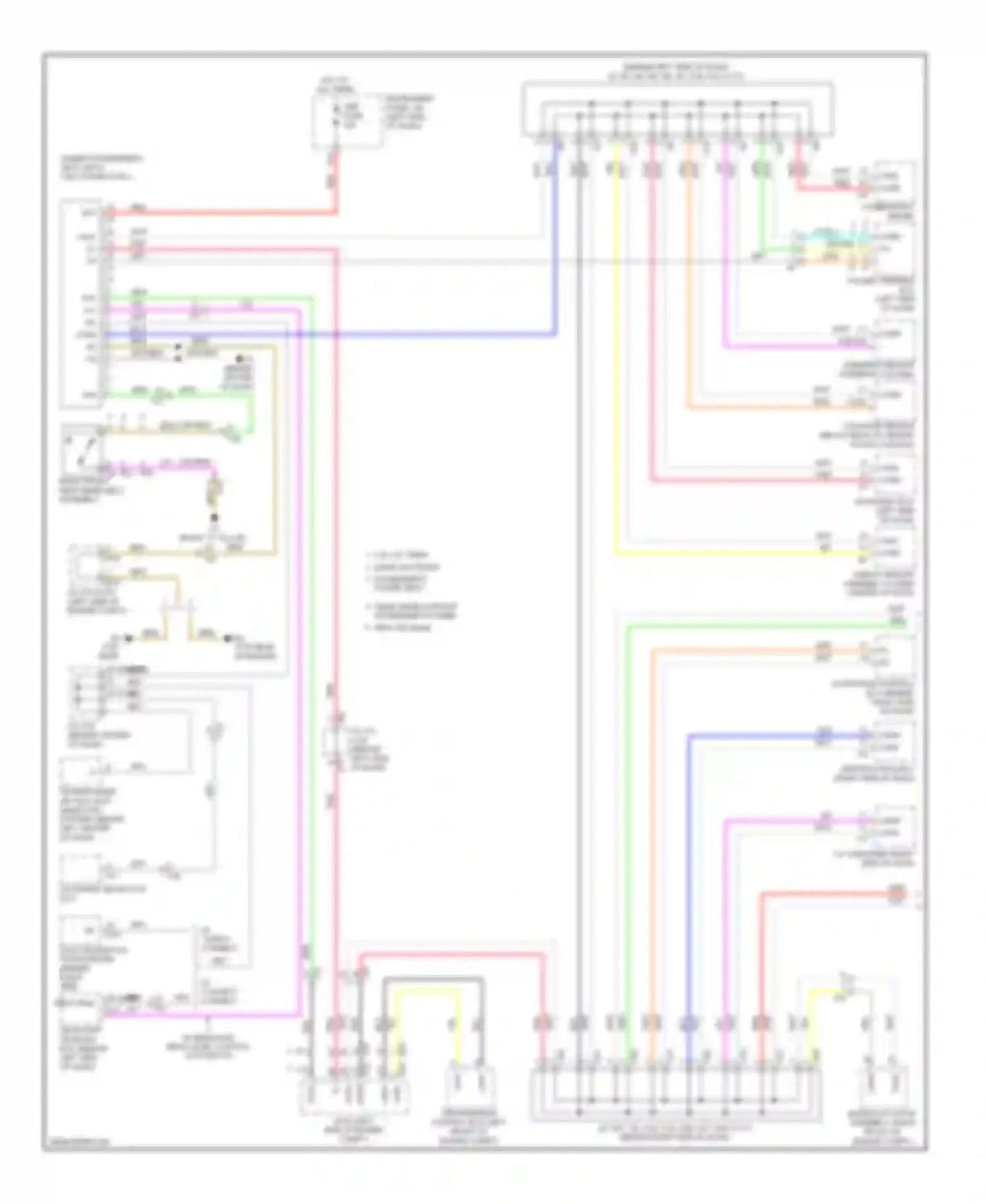 Camry Toyota XV50 (2011-2014): Computer data lines circuit, except hybrid (1 of 2)