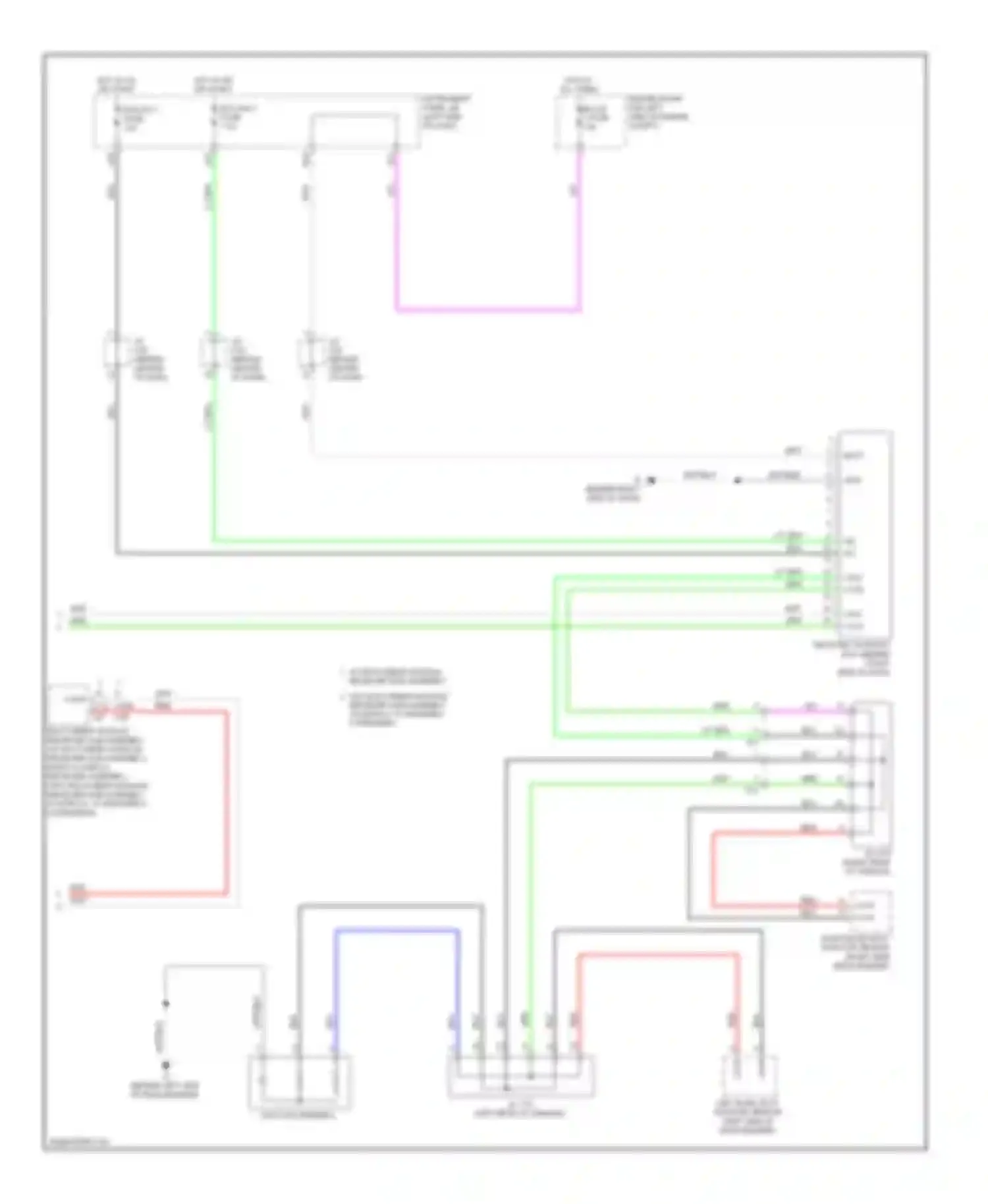 Camry Toyota XV50 (2011-2014): Computer data lines circuit, except hybrid (2 of 2)