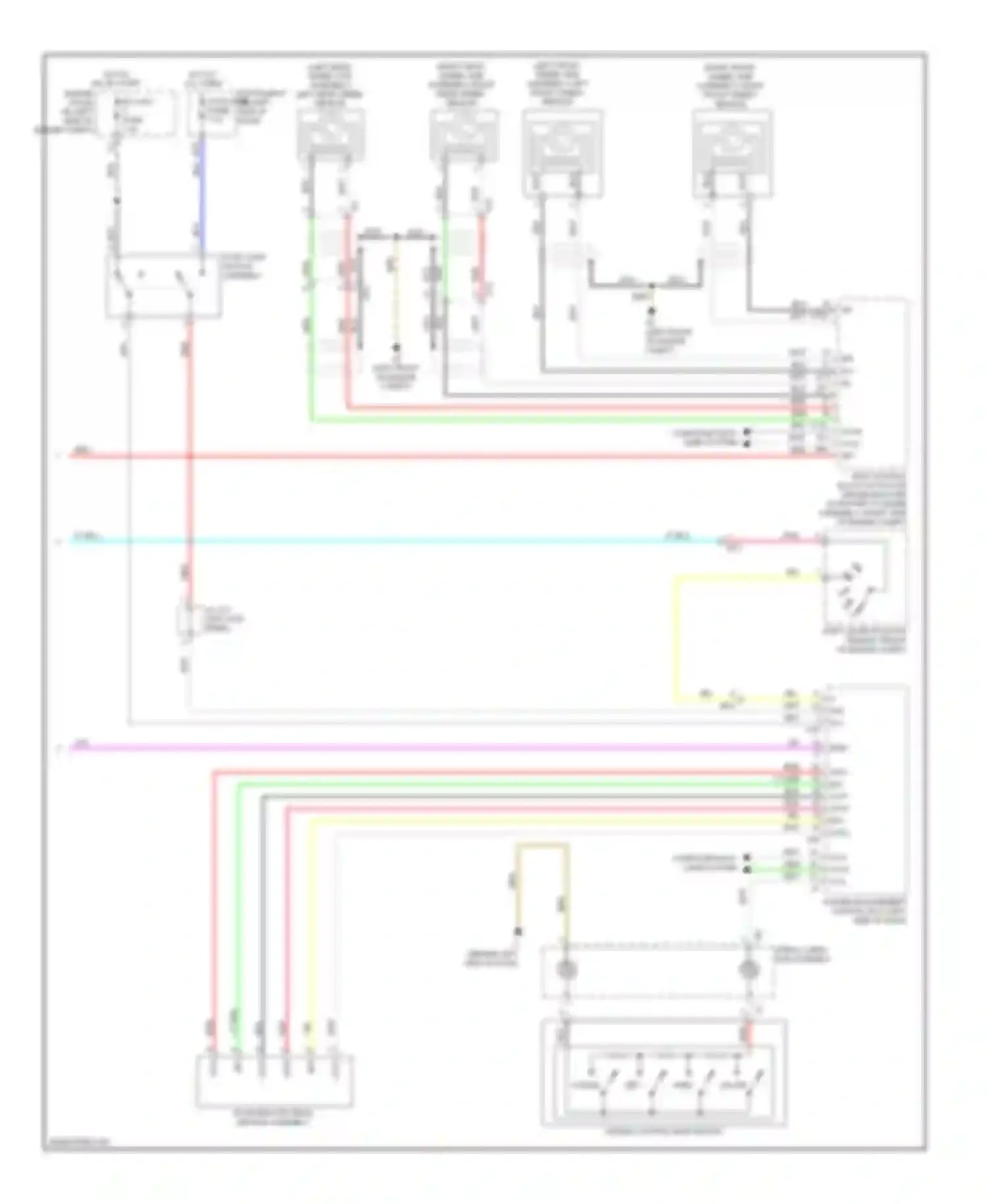 Camry Toyota XV50 (2011-2014): Cruise control circuit, hybrid (2 of 2)