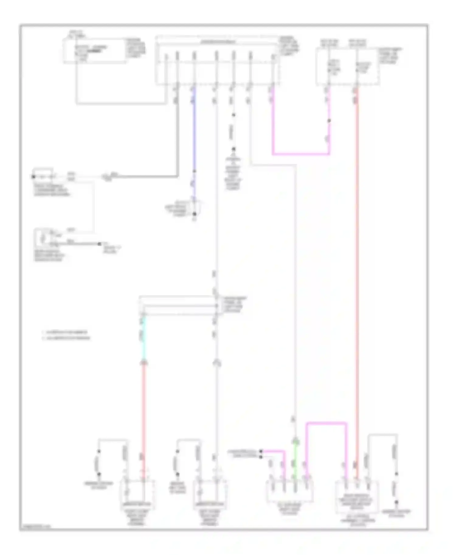 Camry Toyota XV50 (2011-2014): Defoggers circuit