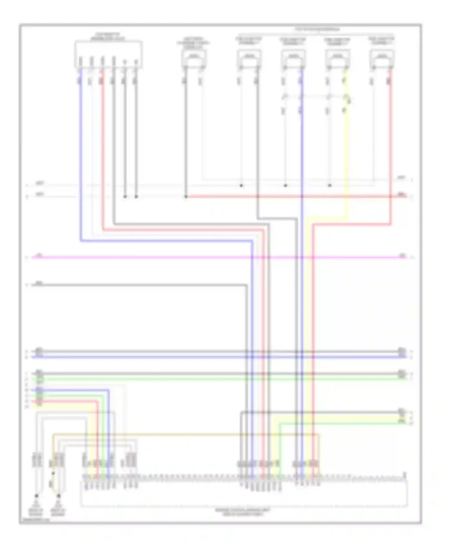 Camry Toyota XV50 (2011-2014): Wiring diagram engine performance 2.5l hybrid, engine controls circuit (3 of 4)
