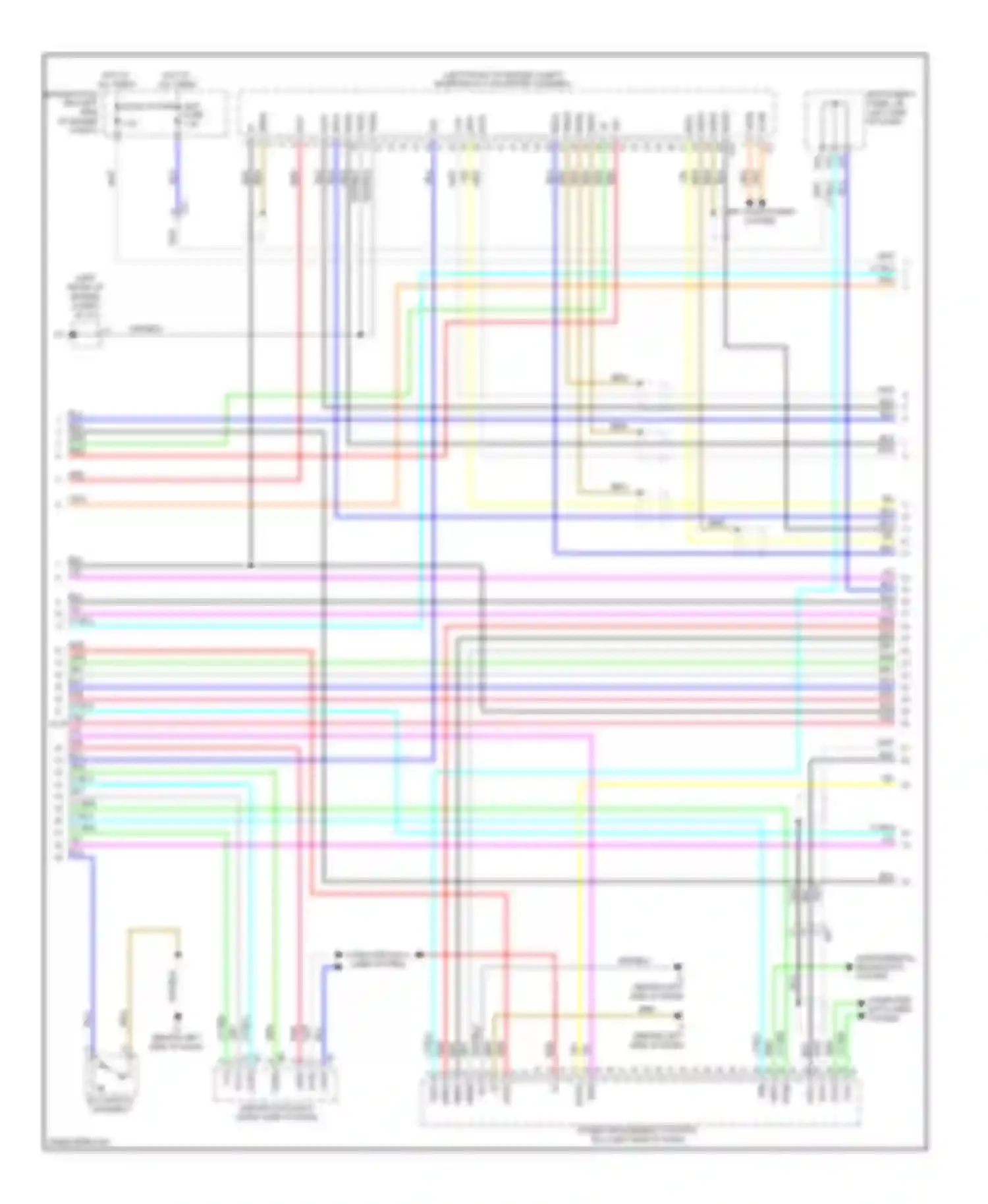 Camry Toyota XV50 (2011-2014): Wiring diagram engine performance 2.5l hybrid, hybrid system circuit (3 of 6)