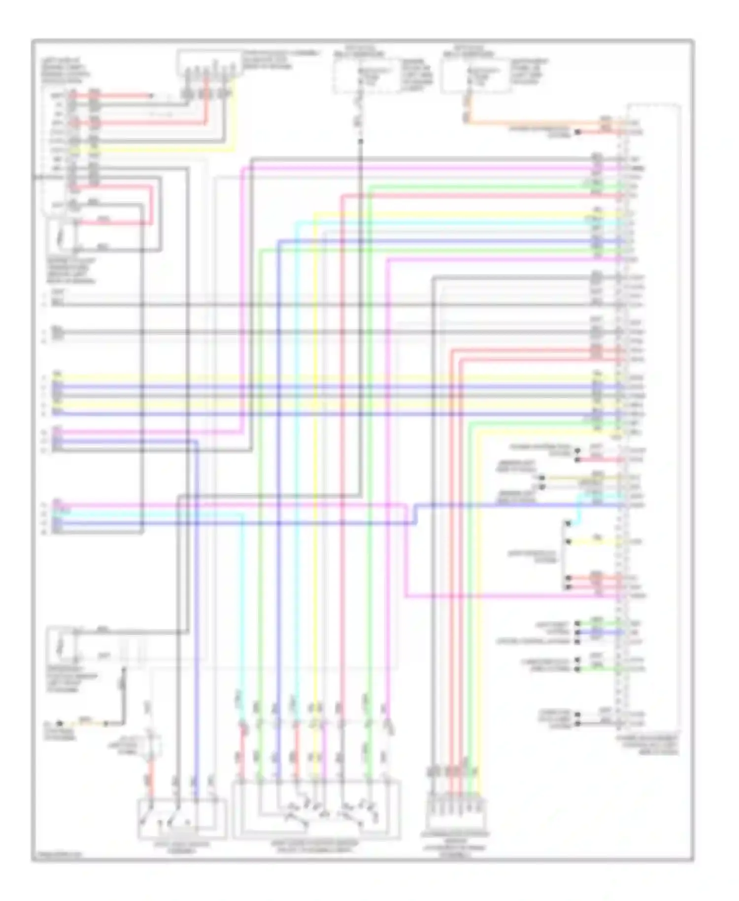 Camry Toyota XV50 (2011-2014): Wiring diagram engine performance 2.5l hybrid, hybrid system circuit (6 of 6)