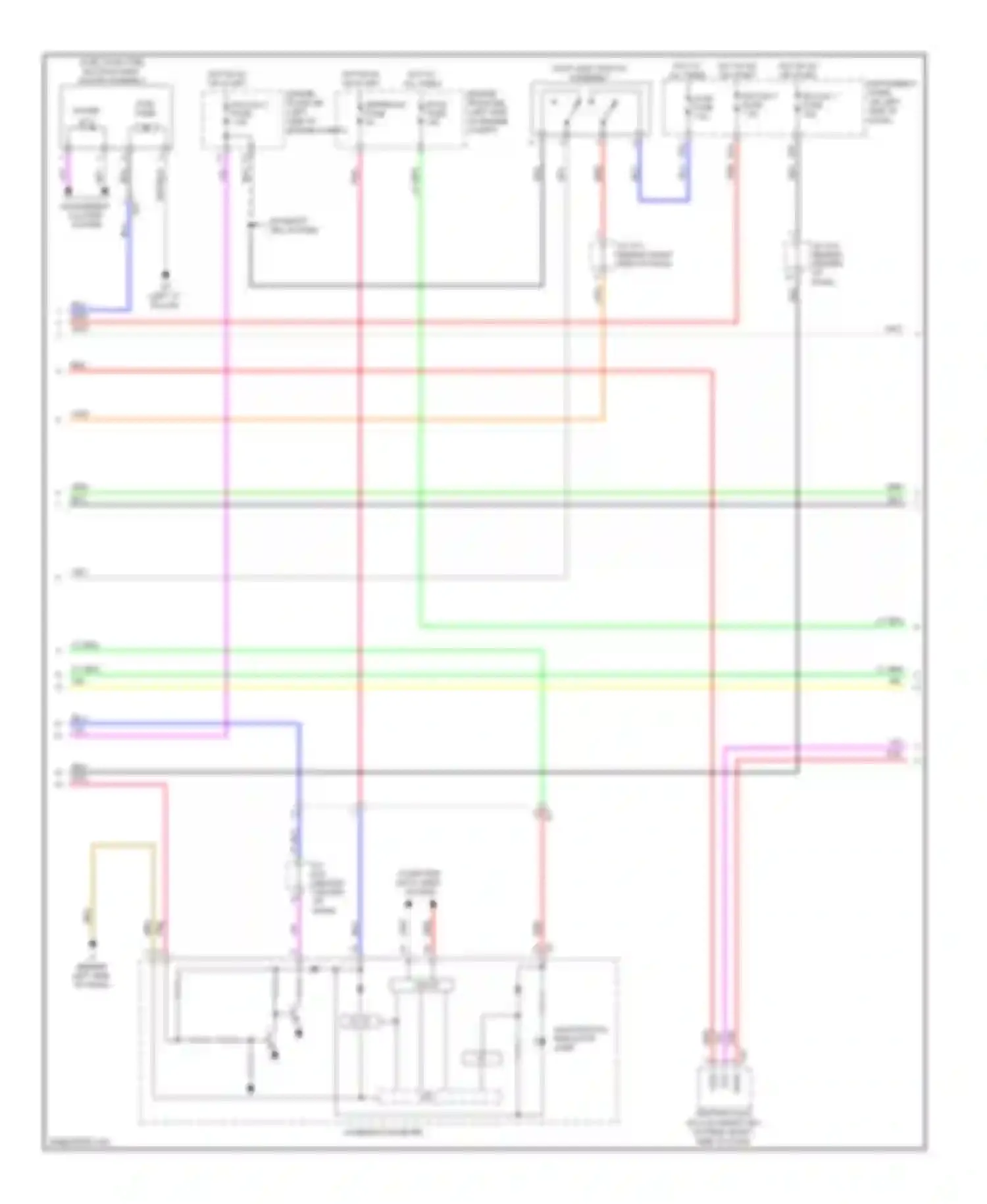 Camry Toyota XV50 (2011-2014): Wiring diagram engine performance 2.5l (2 of 6)