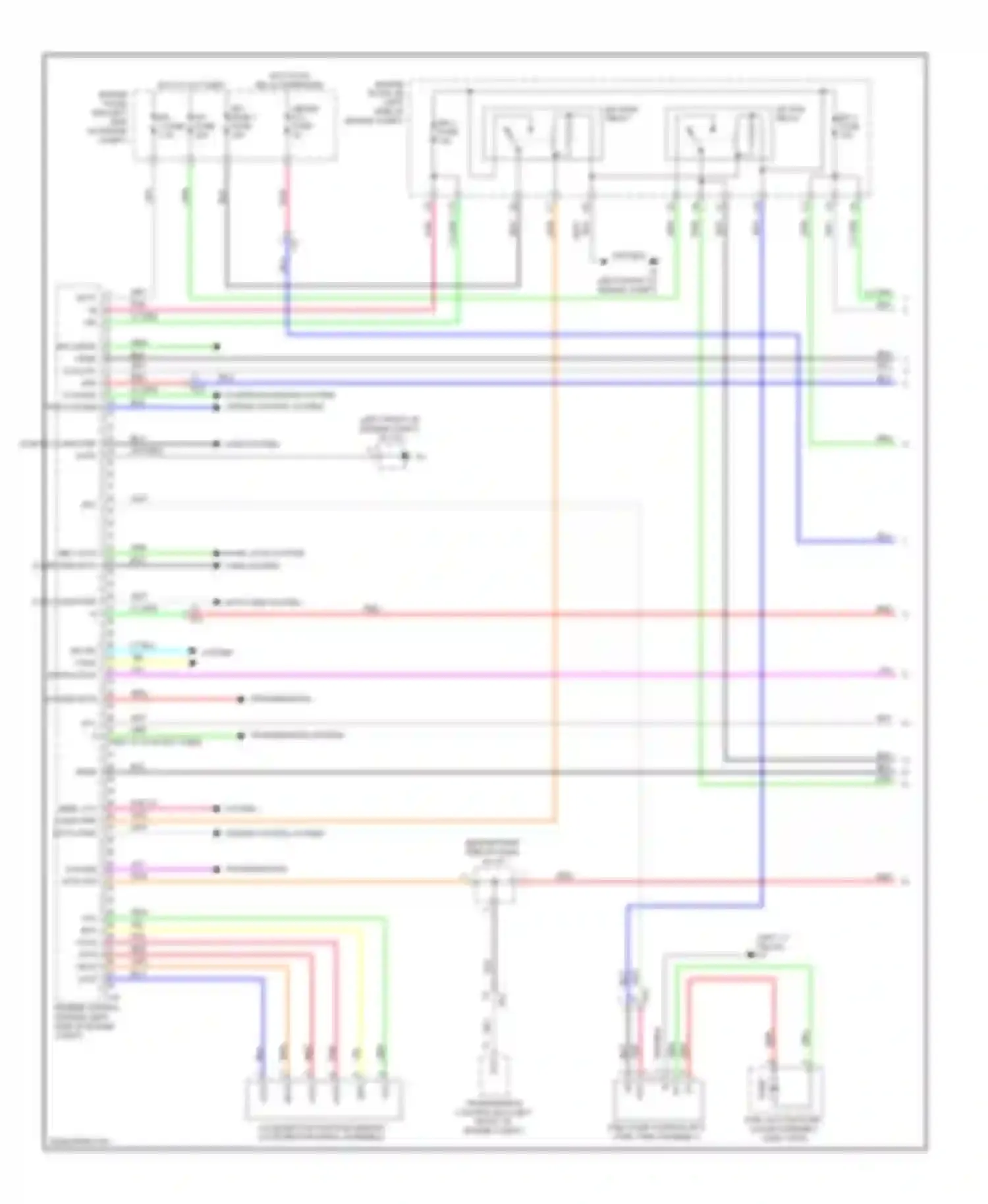Camry Toyota XV50 (2011-2014): Wiring diagram engine performance 3.5l (1 of 5)