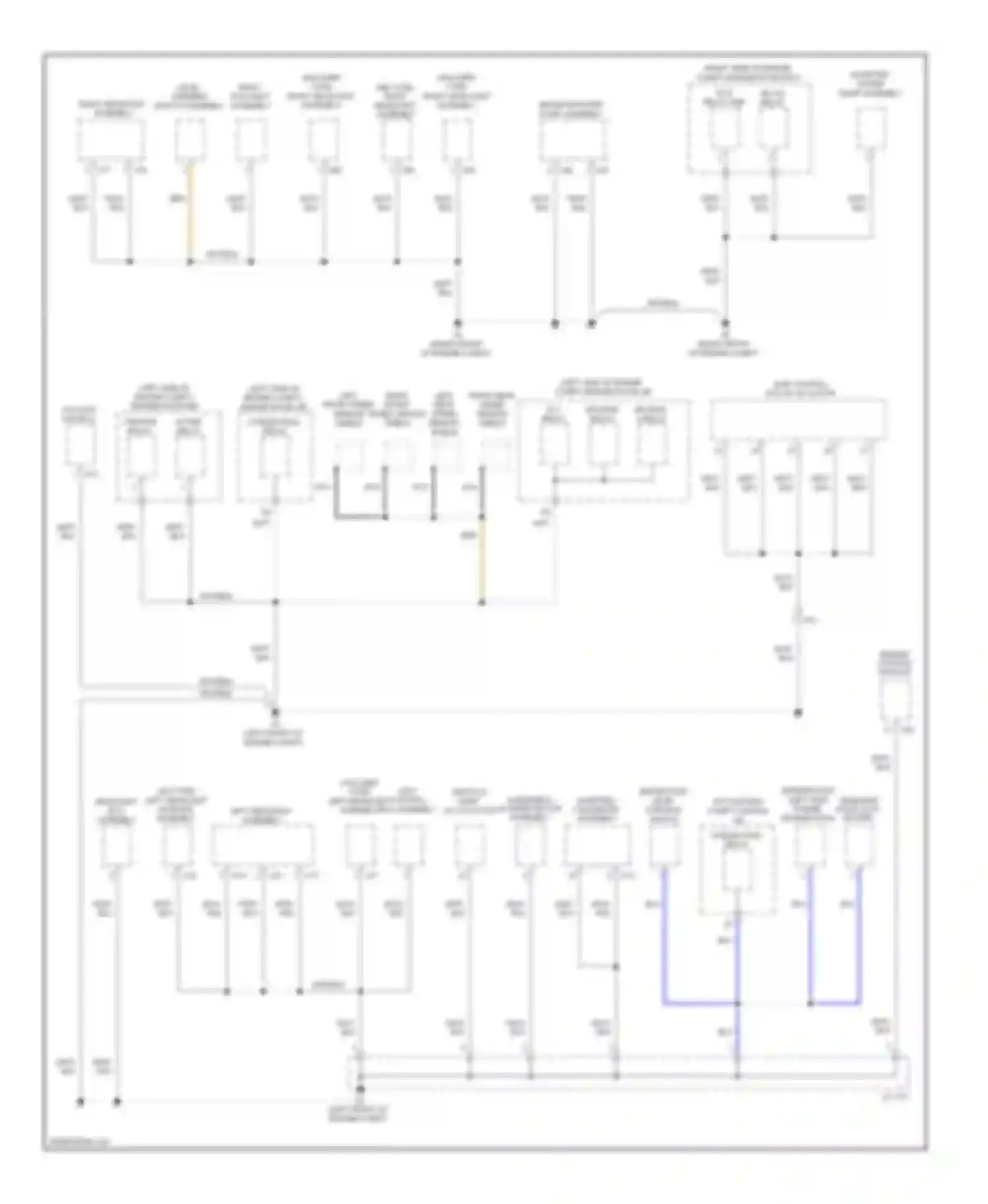 Camry Toyota XV50 (2011-2014): Ground distribution circuit, hybrid (1 of 5)
