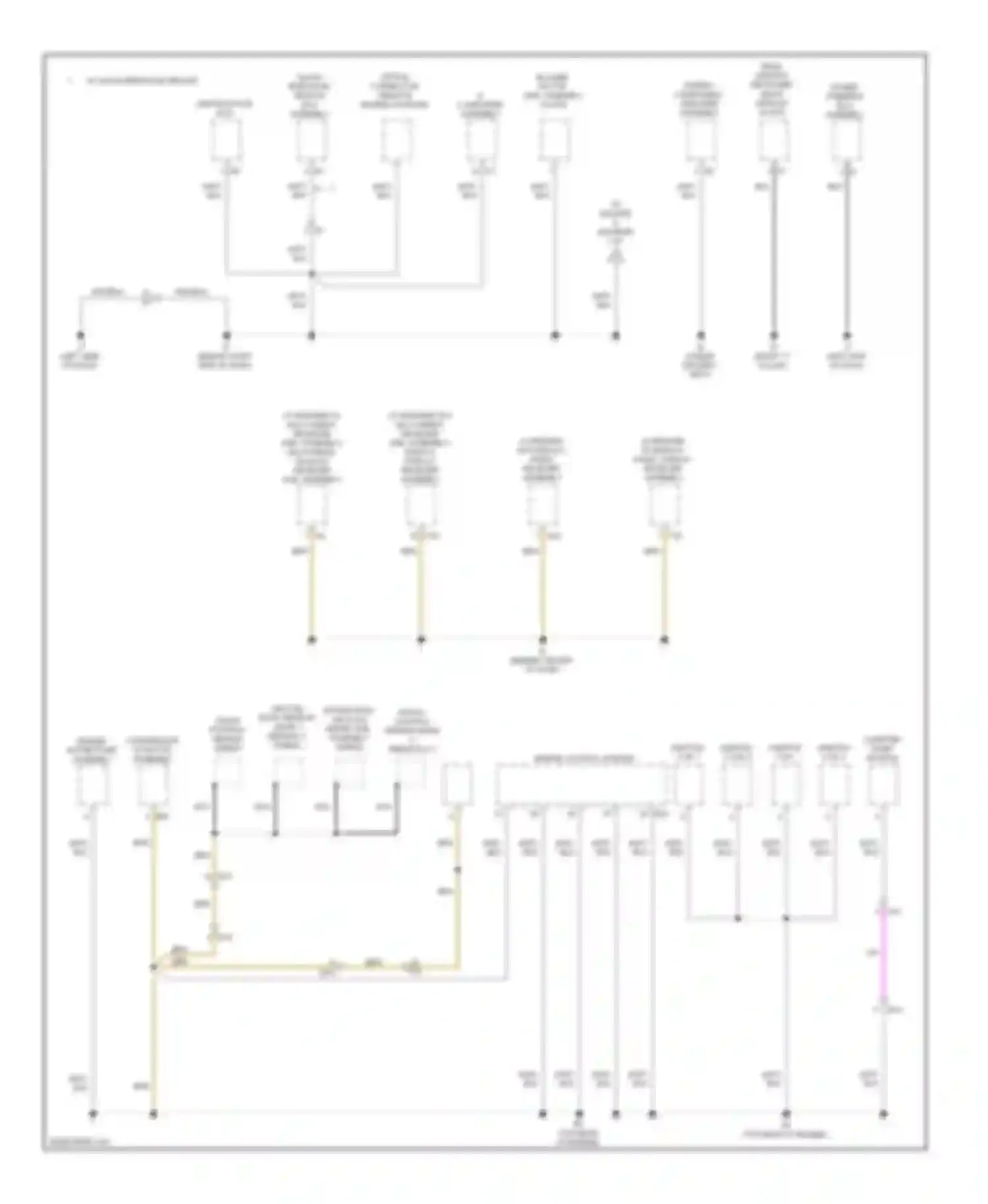 Camry Toyota XV50 (2011-2014): Ground distribution circuit, hybrid (2 of 5)