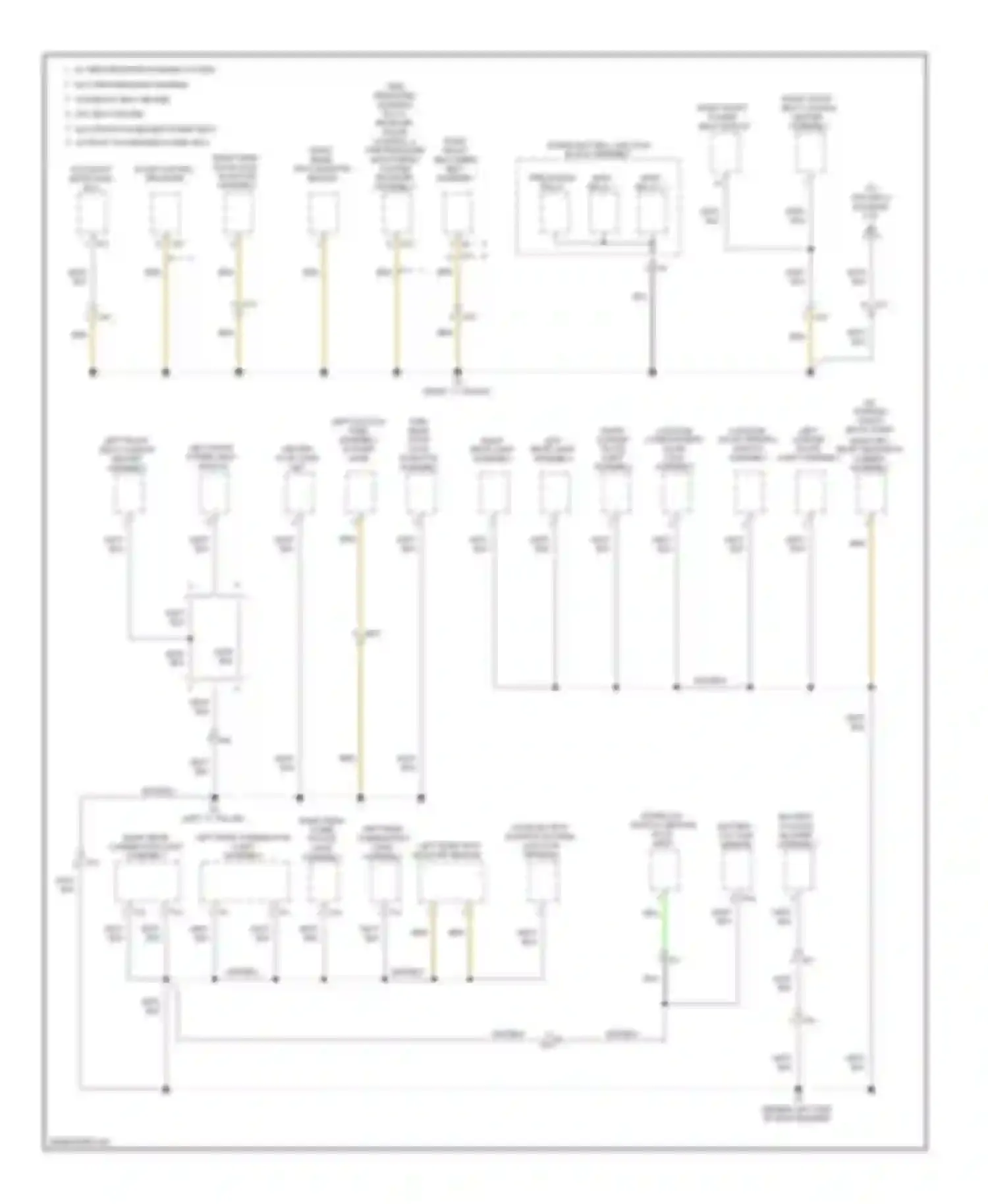 Camry Toyota XV50 (2011-2014): Ground distribution circuit, hybrid (4 of 5)