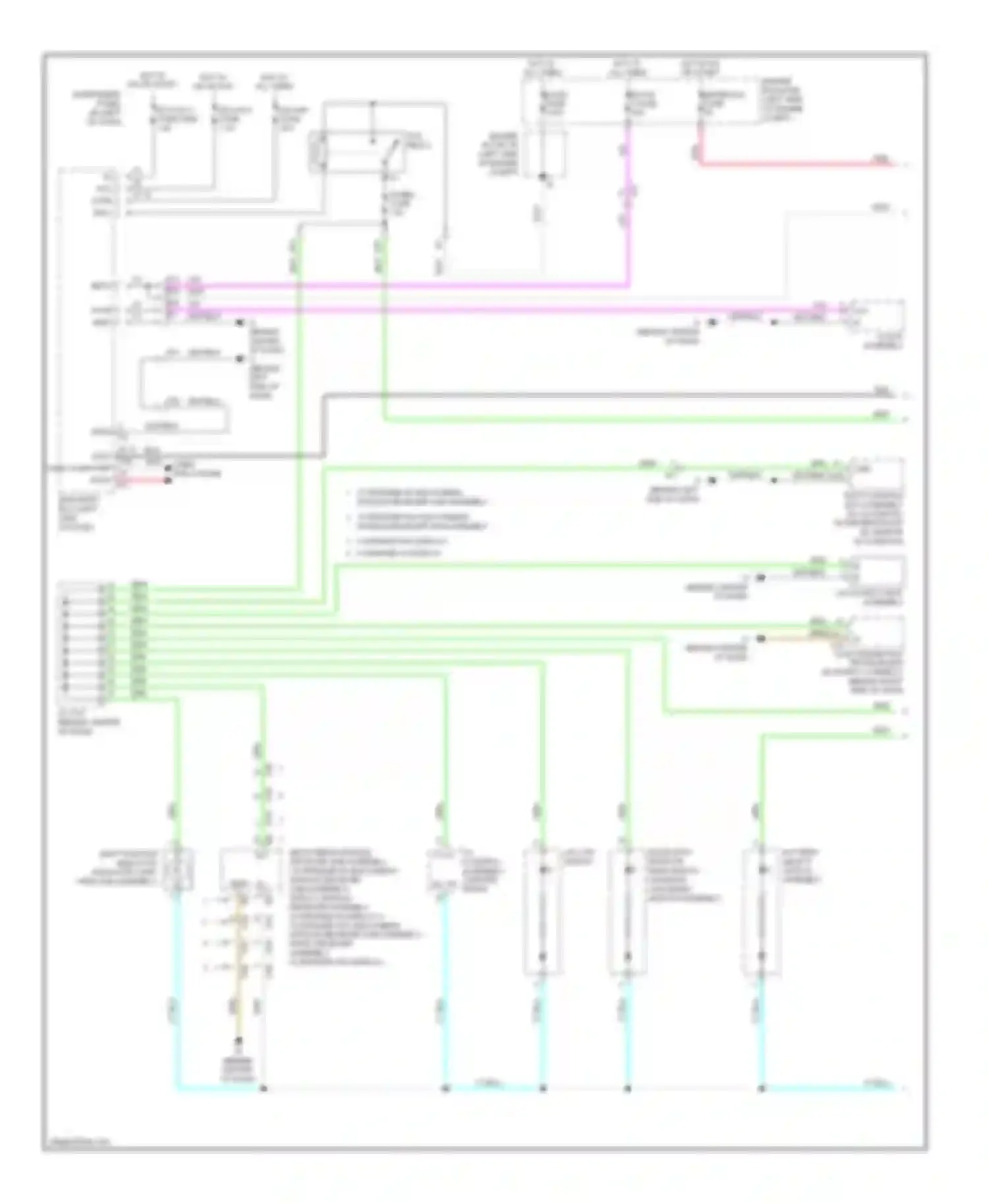 Camry Toyota XV50 (2011-2014): Instrument illumination circuit, hybrid (1 of 2)