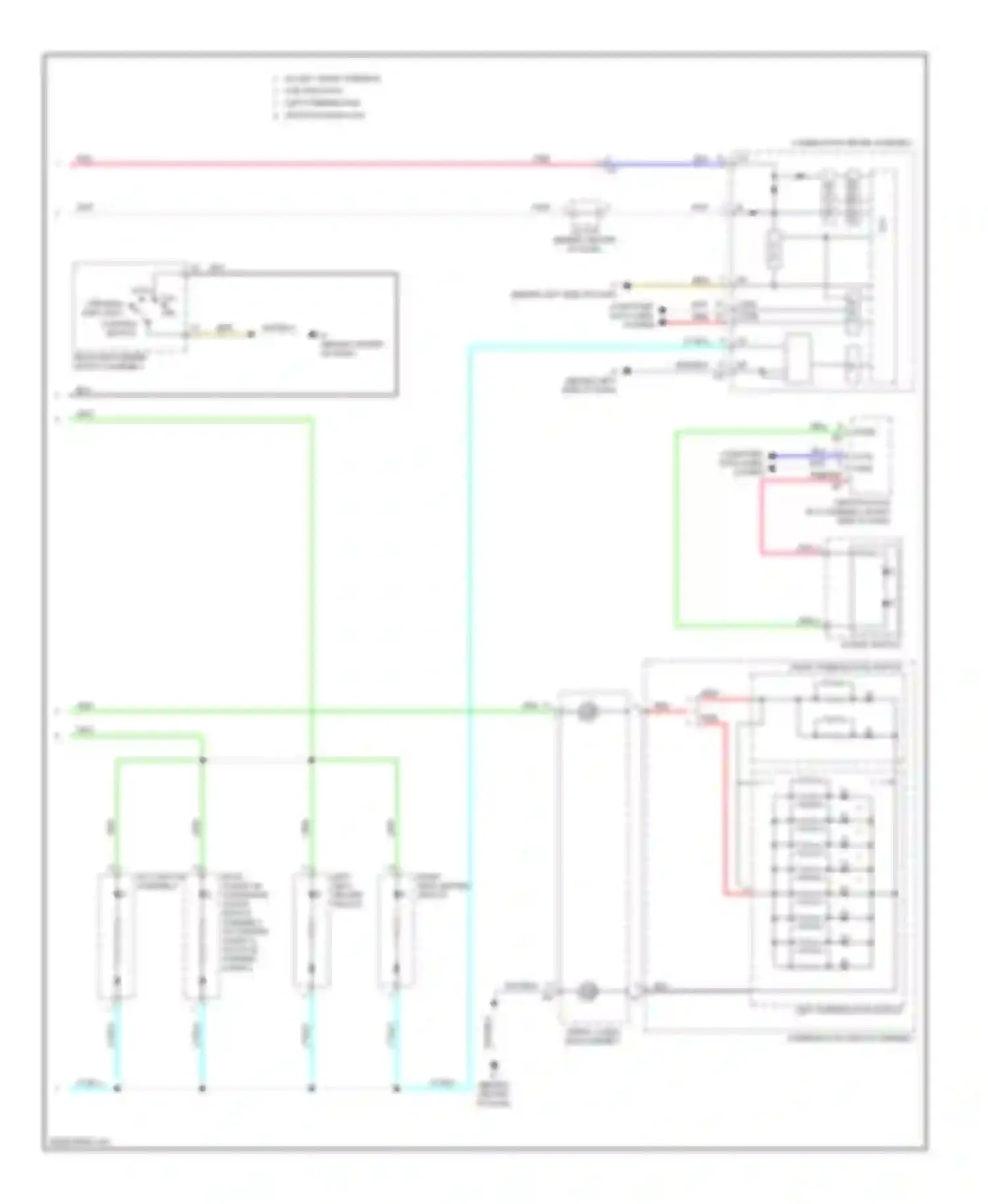 Camry Toyota XV50 (2011-2014): Instrument illumination circuit, hybrid (2 of 2)