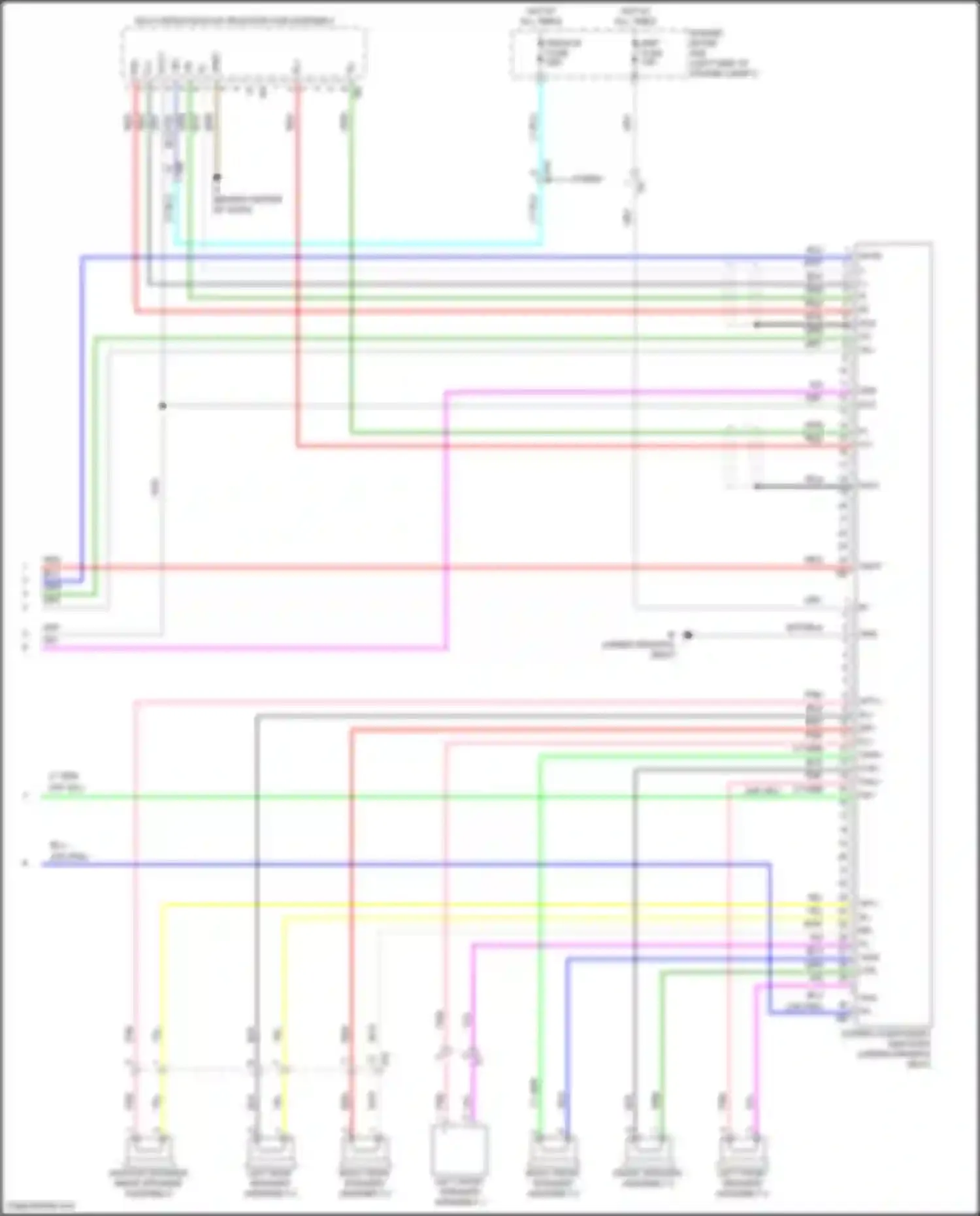 Camry Toyota XV50 (2011-2014): Navigation circuit, 10-speaker w/ multi-media module (4 of 4)