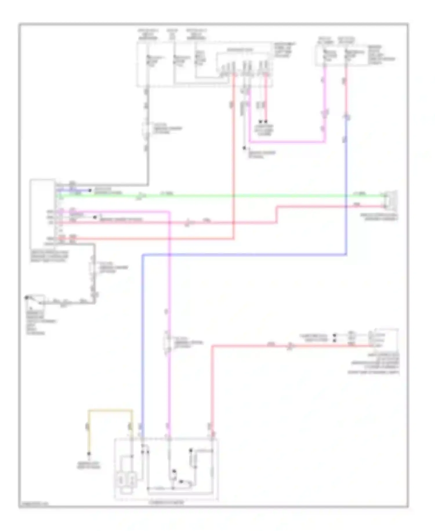 Camry Toyota XV50 (2011-2014): Vehicle proximity notification circuit