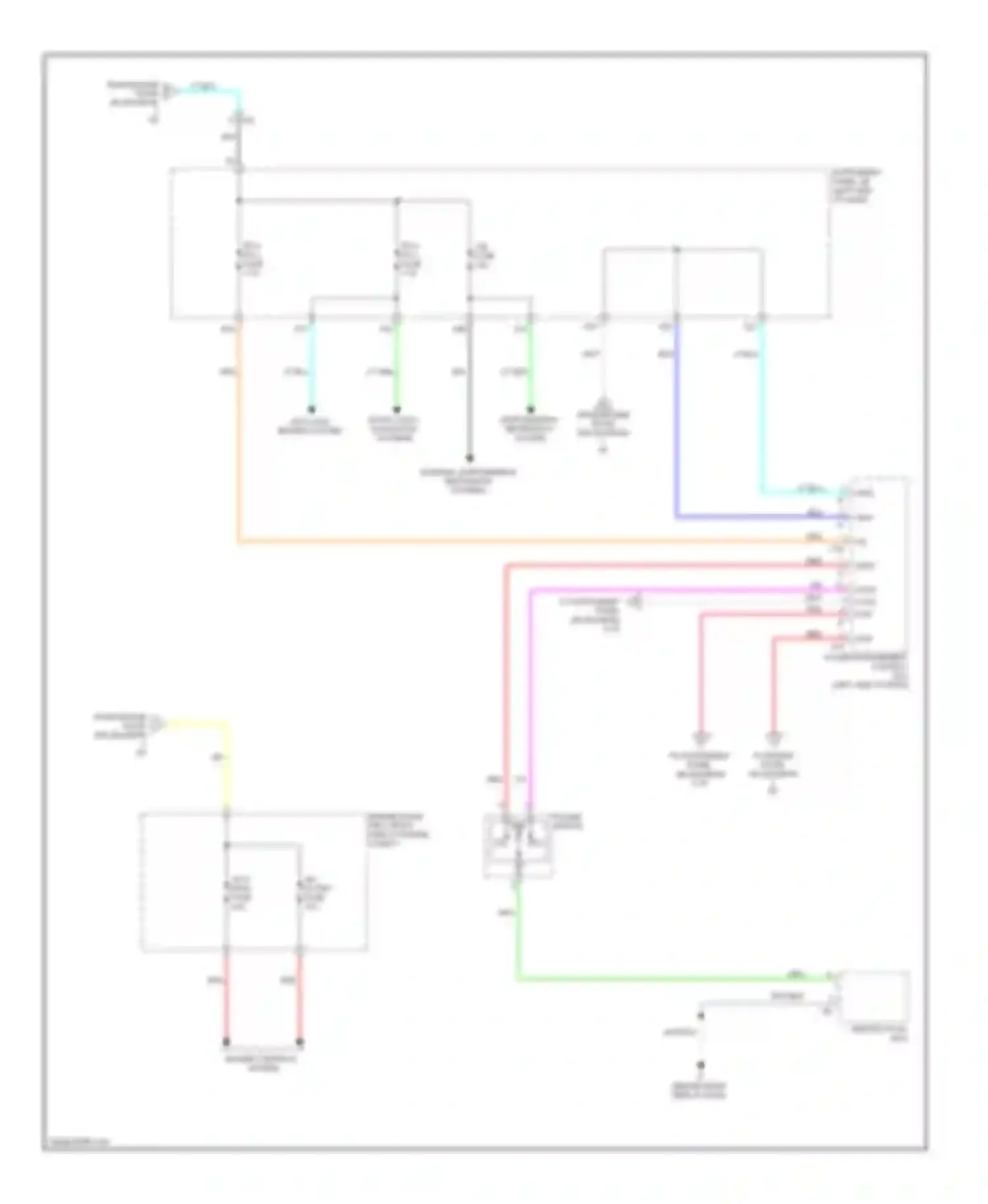 Camry Toyota XV50 (2011-2014): Power distribution circuit, hybrid (3 of 5)