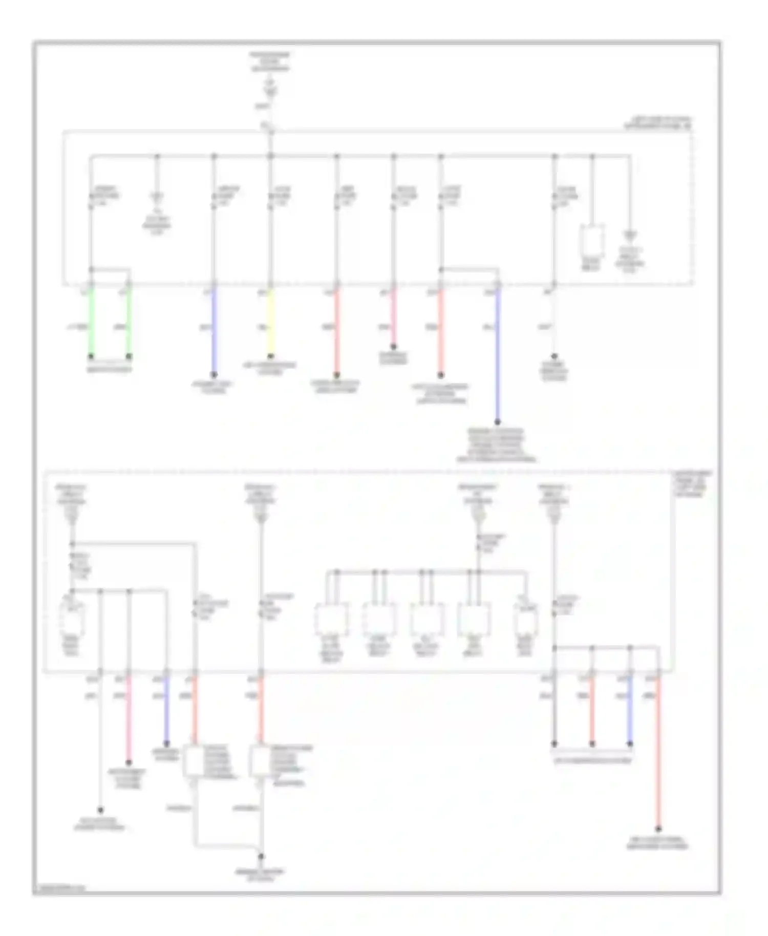 Camry Toyota XV50 (2011-2014): Power distribution circuit, hybrid (4 of 5)