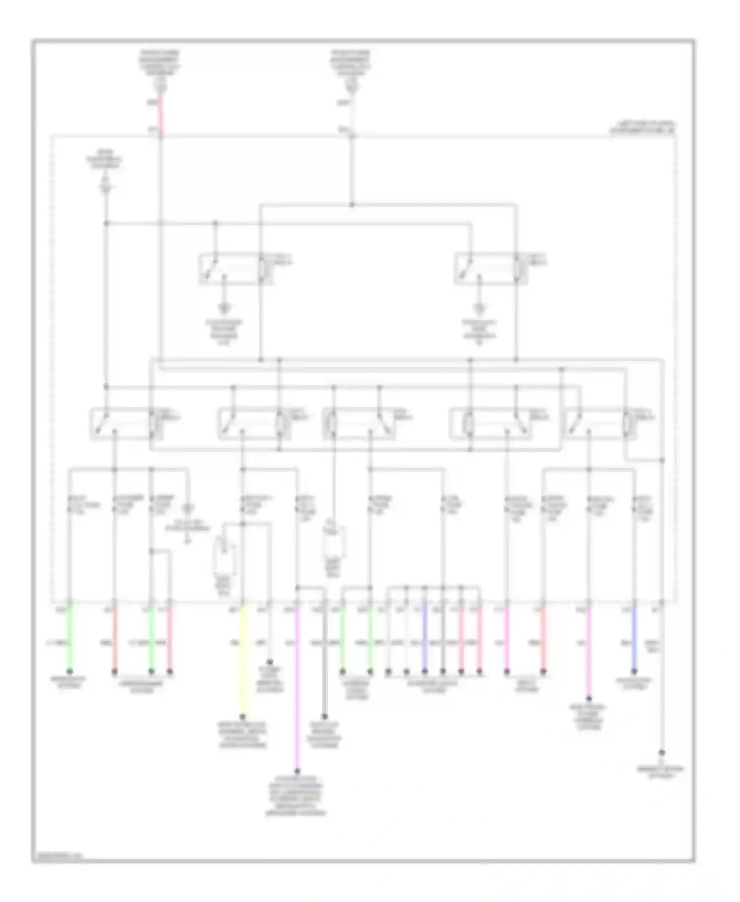 Camry Toyota XV50 (2011-2014): Power distribution circuit, hybrid (5 of 5)
