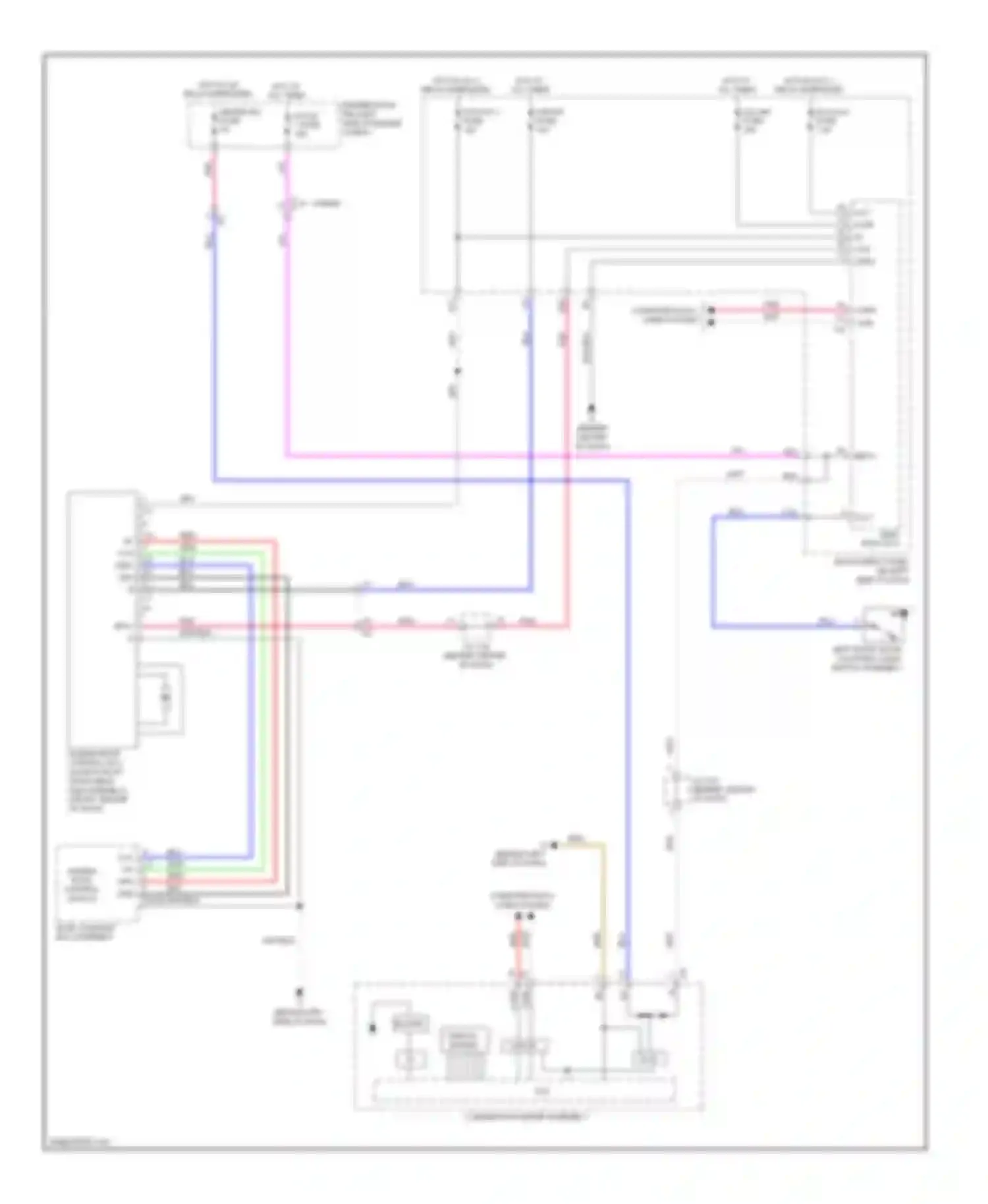 Camry Toyota XV50 (2011-2014): Power top/sunroof circuit