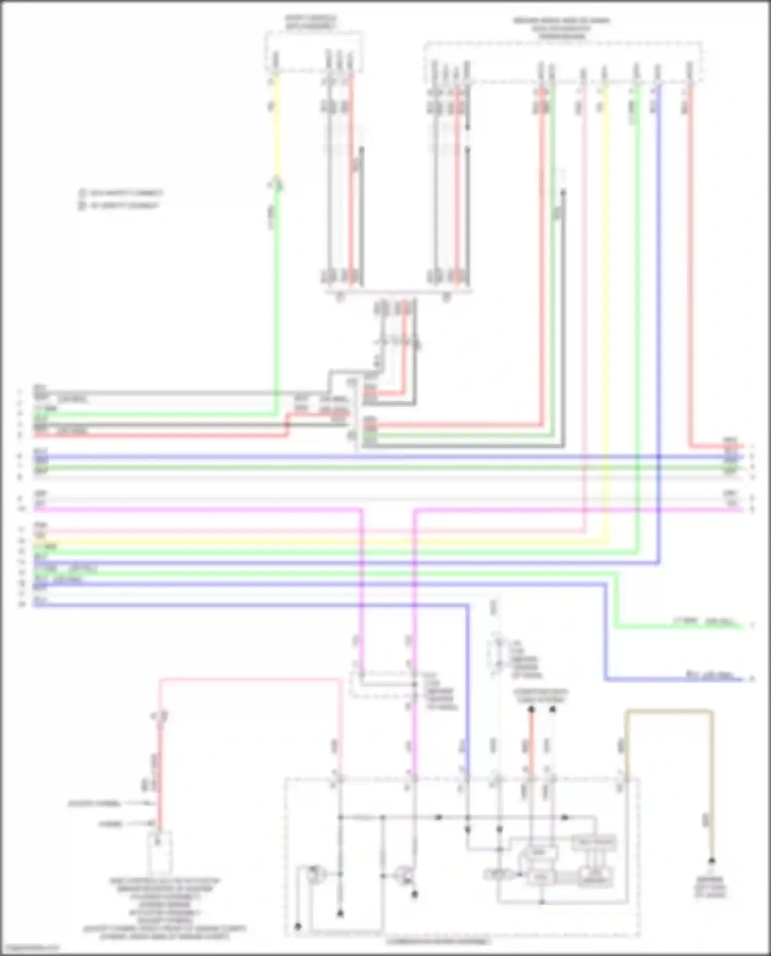 Camry Toyota XV50 (2011-2014): 10-speaker system circuit, w/ multi-media module (3 of 4)