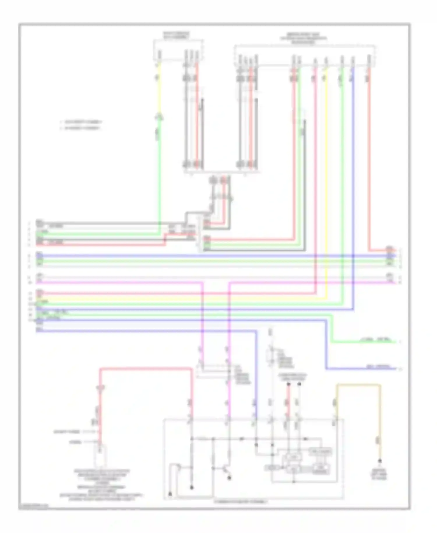 Camry Toyota XV50 (2011-2014): 10-speaker system circuit, with multi-media module (3 of 4)