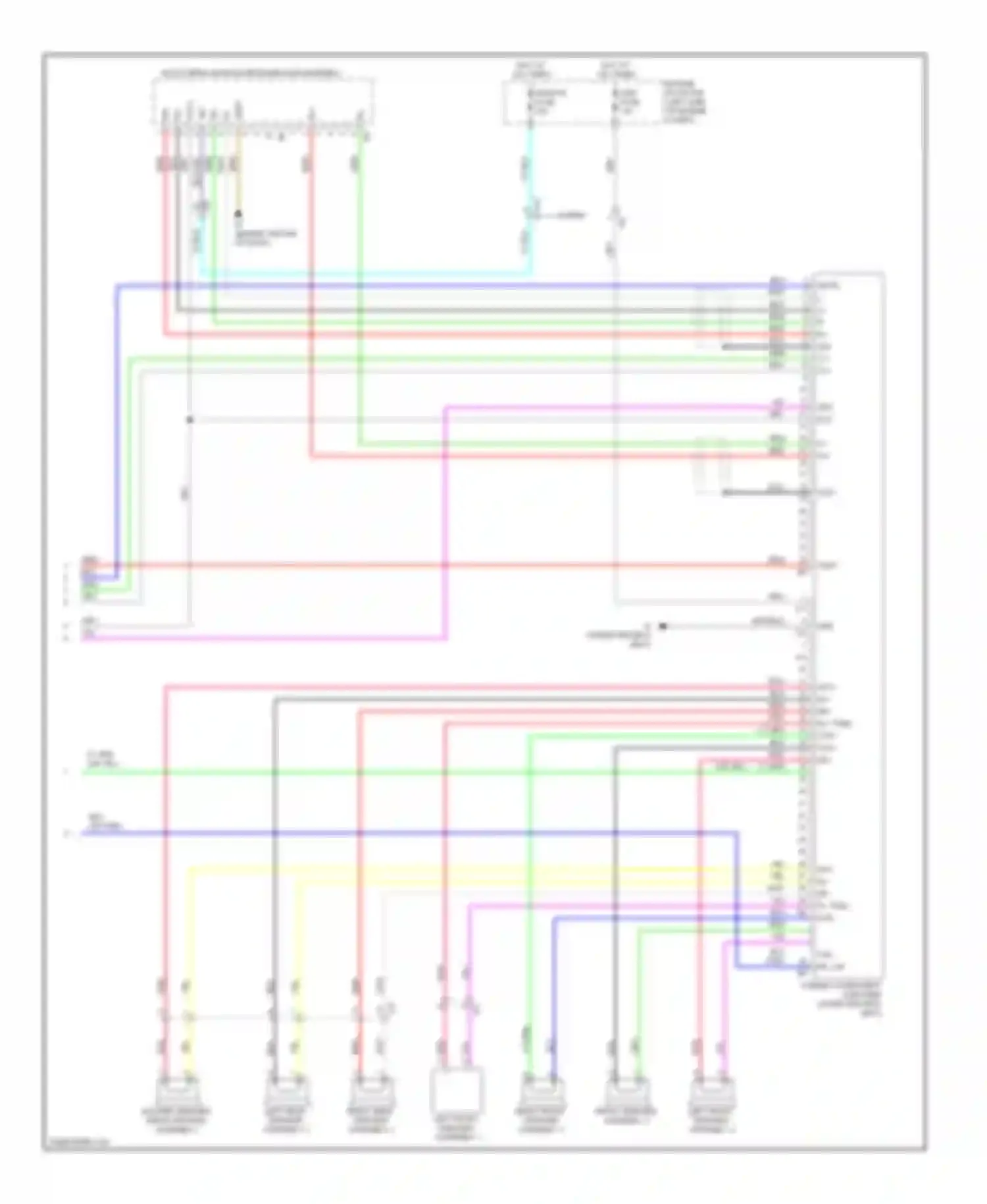 Camry Toyota XV50 (2011-2014): 10-speaker system circuit, with multi-media module (4 of 4)