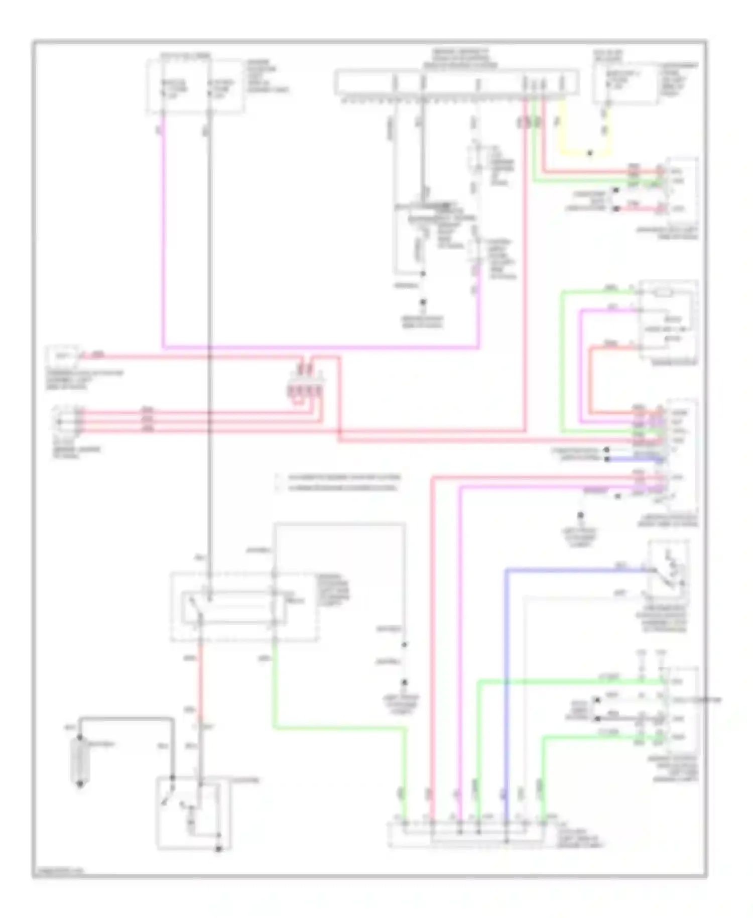 Camry Toyota XV50 (2011-2014): Starting circuit, with smart key system