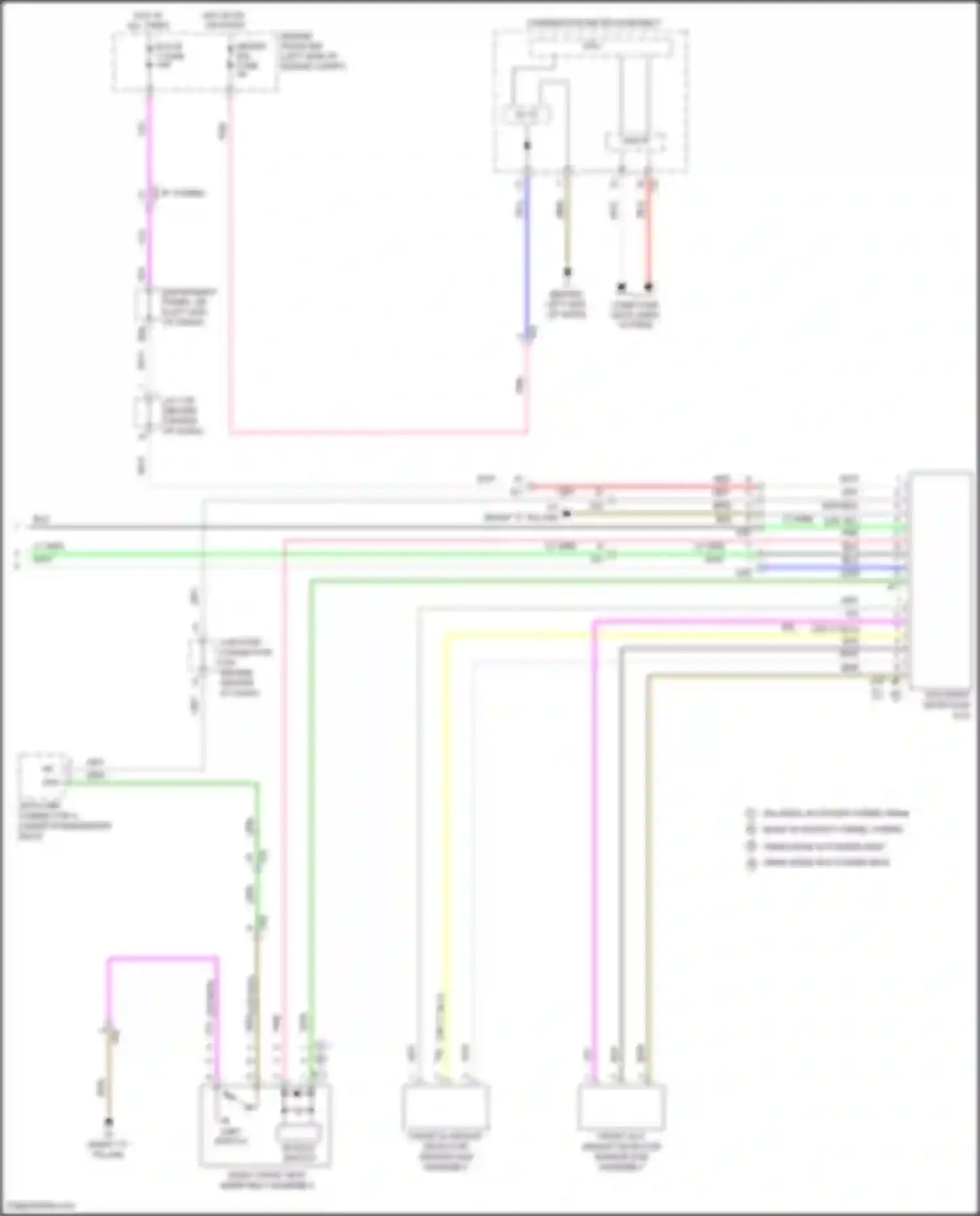 Camry Toyota XV50 (2011-2014): Supplemental restraints circuit, w/ built-in type yaw rate sensor (3 of 3)