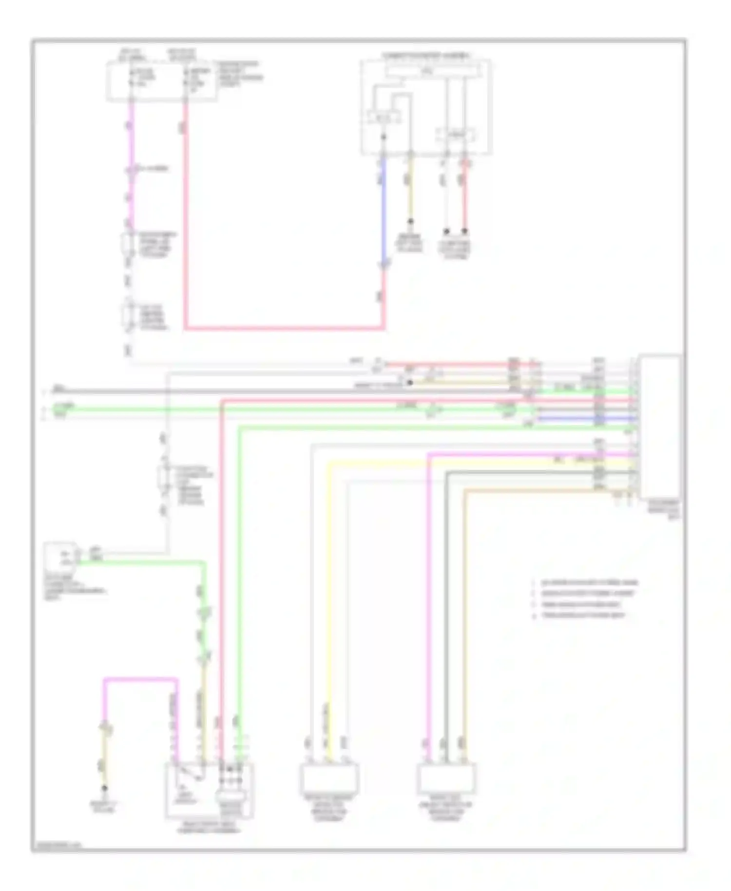 Camry Toyota XV50 (2011-2014): Supplemental restraints circuit, with built-in type yaw rate sensor (3 of 3)