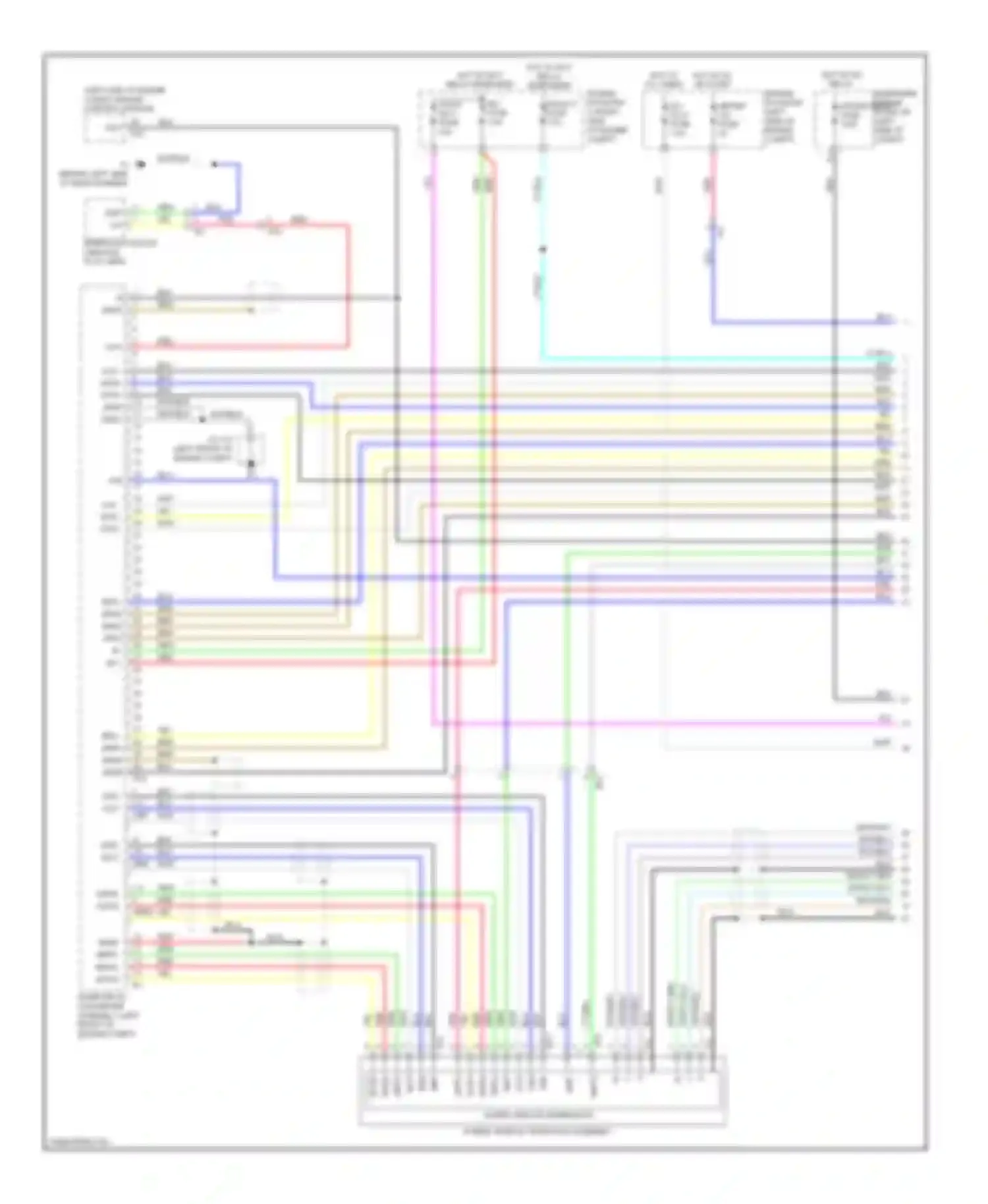 Camry Toyota XV50 (2011-2014): 2.5l hybrid, transmission circuit (1 of 2)