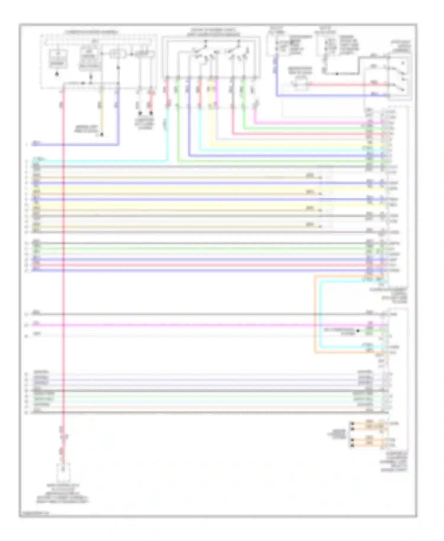 Camry Toyota XV50 (2011-2014): 2.5l hybrid, transmission circuit (2 of 2)