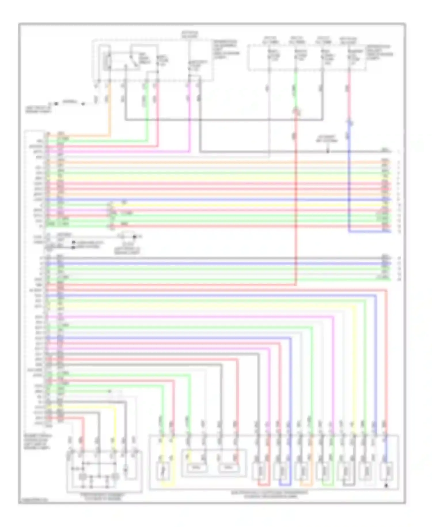 Camry Toyota XV50 (2011-2014): 2.5l, transmission circuit (1 of 2)