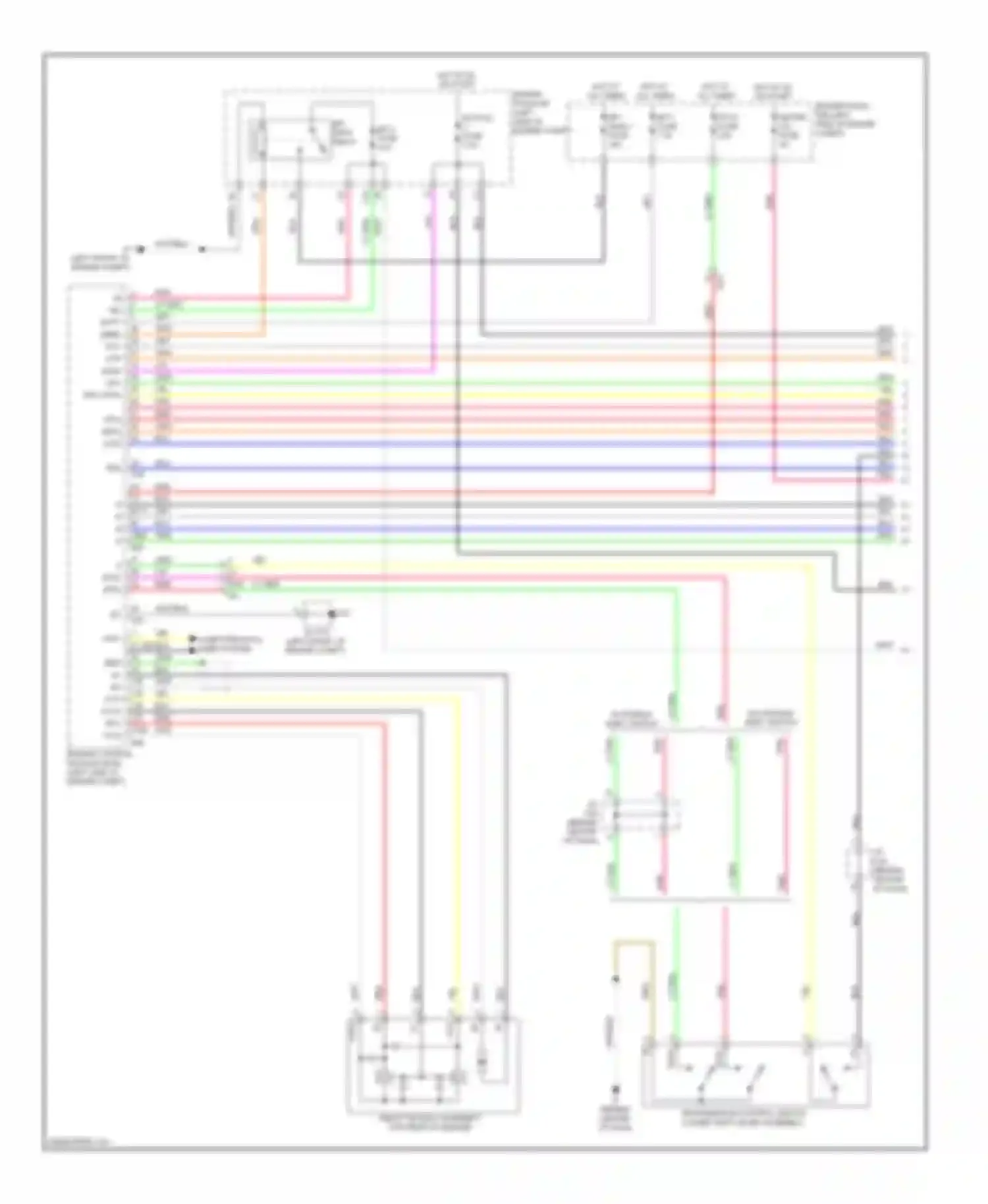 Camry Toyota XV50 (2011-2014): 3.5l, transmission circuit (1 of 3)