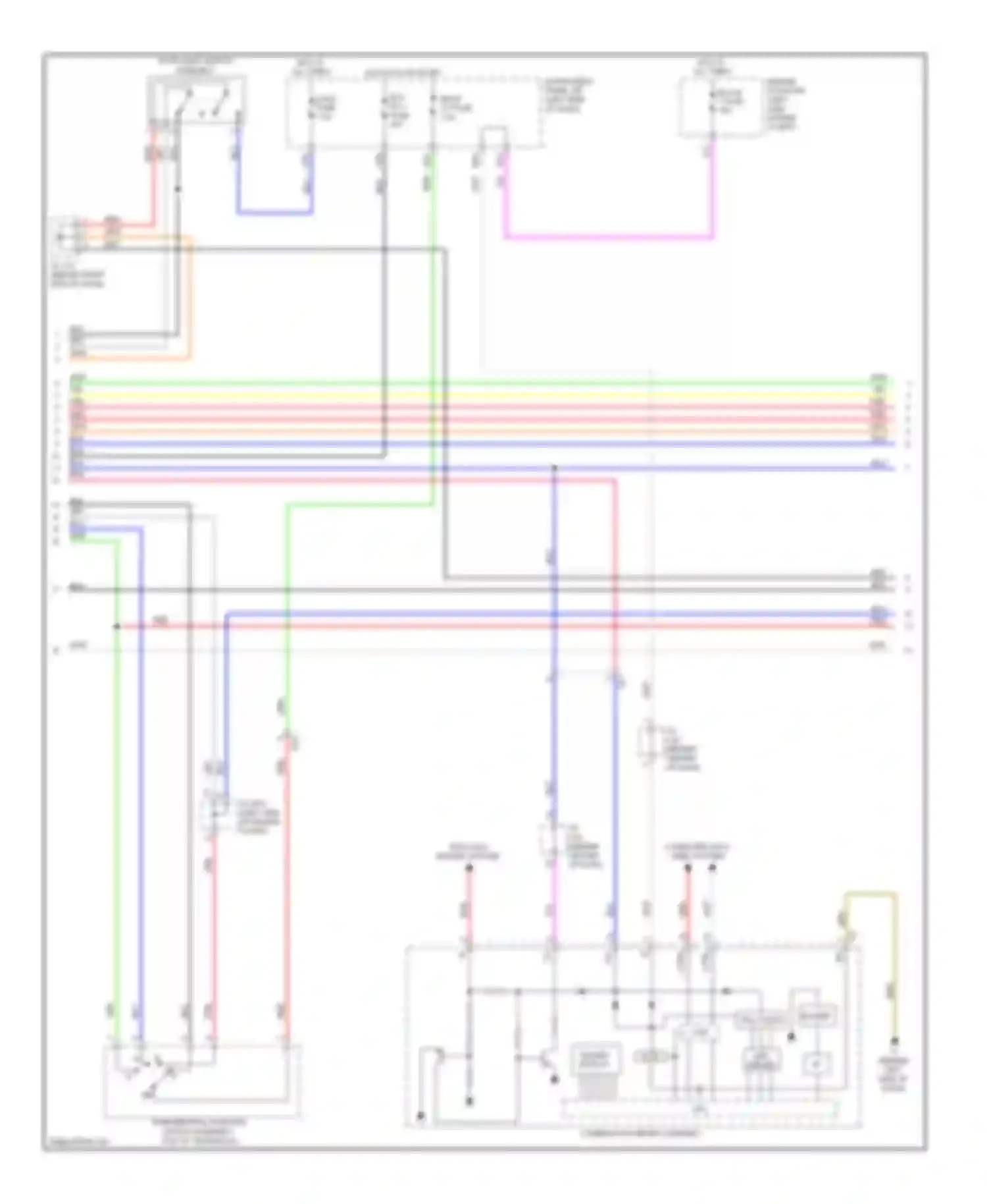Camry Toyota XV50 (2011-2014): 3.5l, transmission circuit (2 of 3)