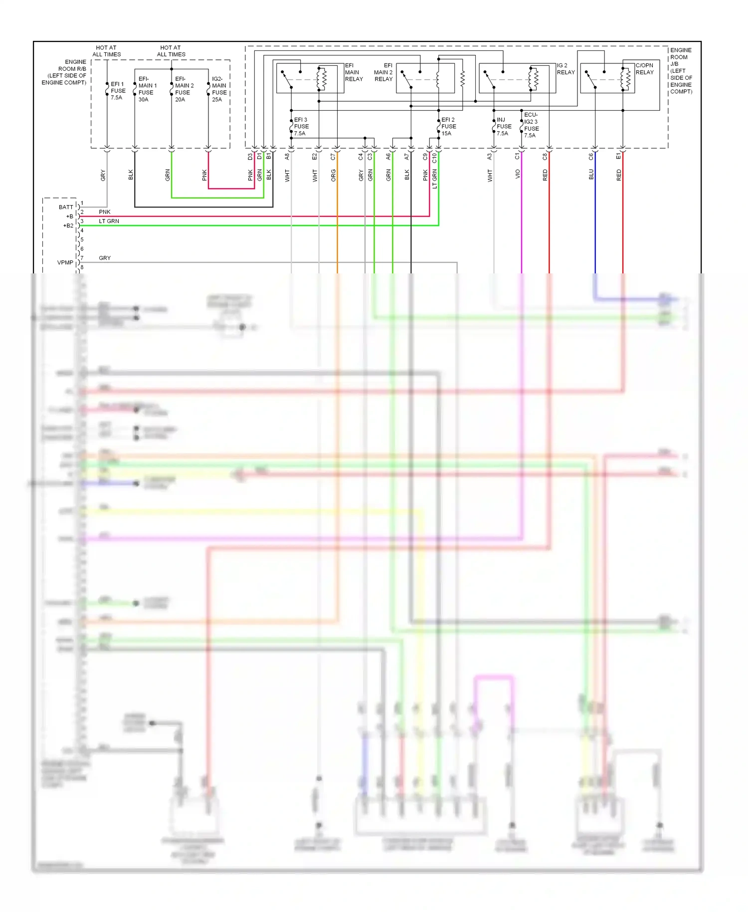 Wiring diagram canp canh ec computer data lines system for Toyota Camry XV50 (2011-2014) (1 of 1)