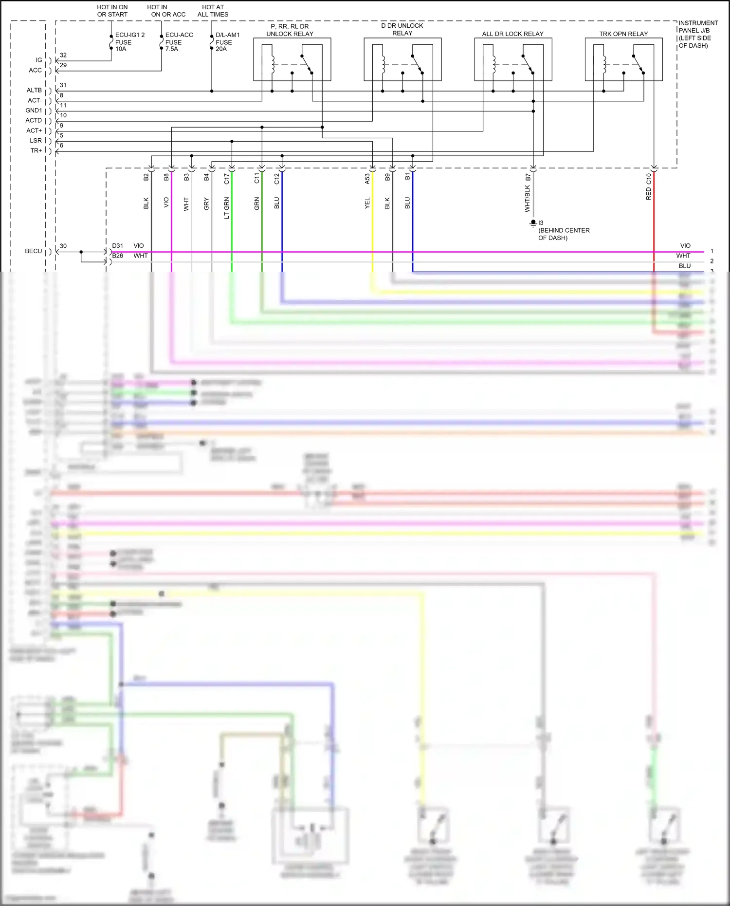 Wiring diagram computer data lines system for Toyota Camry XV50 (2011-2014) (73 of 126)