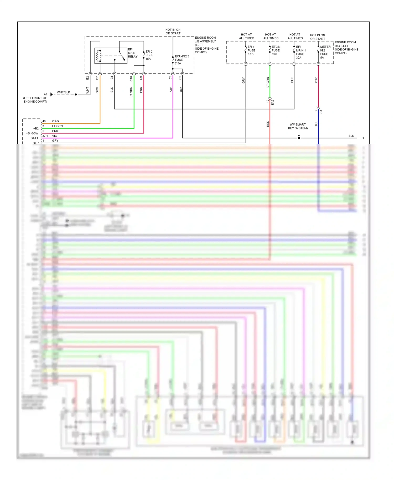 Wiring diagram computer data lines system for Toyota Camry XV50 (2011-2014) (84 of 126)