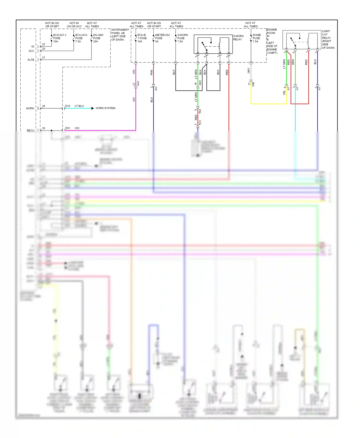 Wiring diagram computer data lines system for Toyota Camry XV50 (2011-2014) (62 of 126)