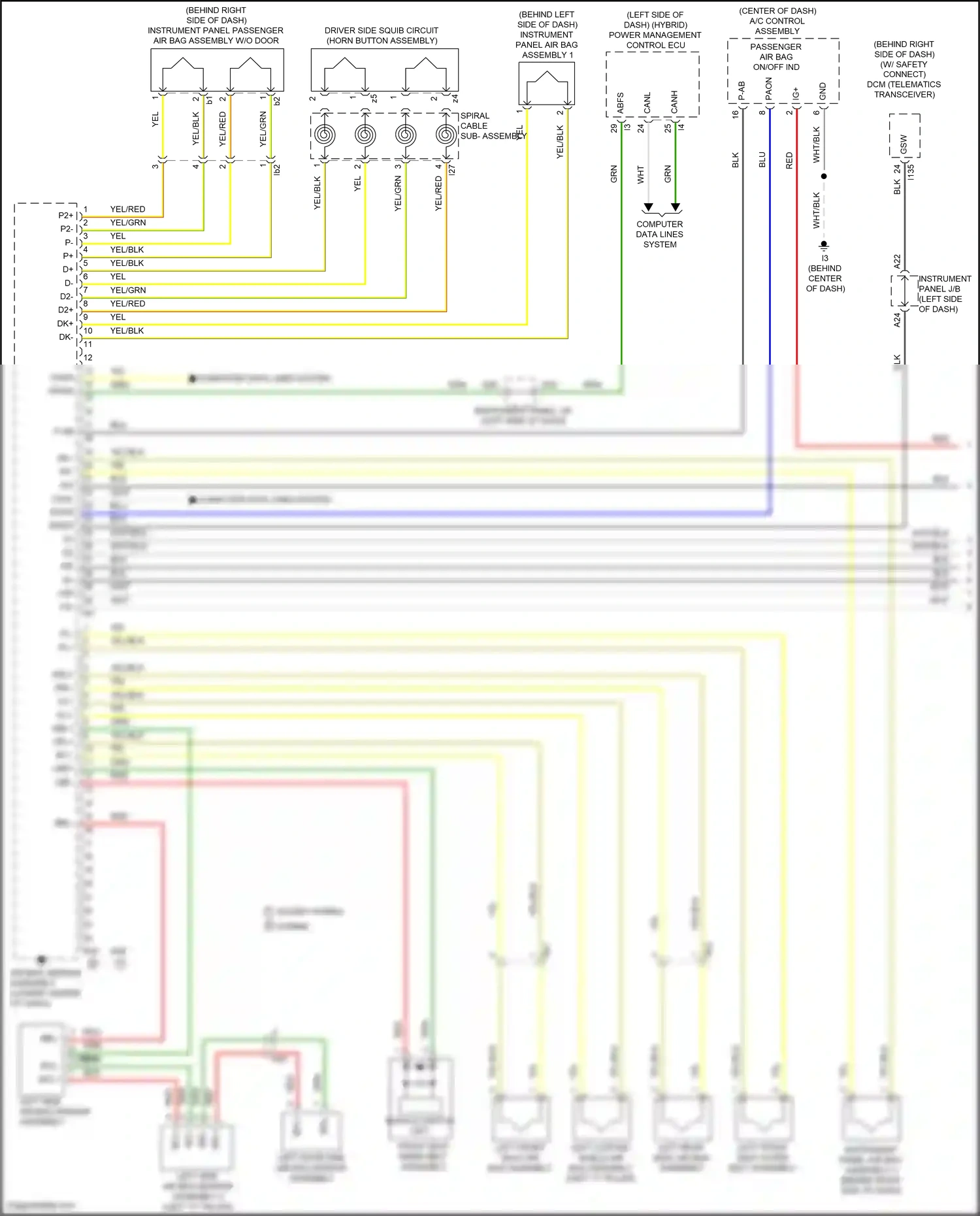 Wiring diagram computer data lines system for Toyota Camry XV50 (2011-2014) (39 of 126)