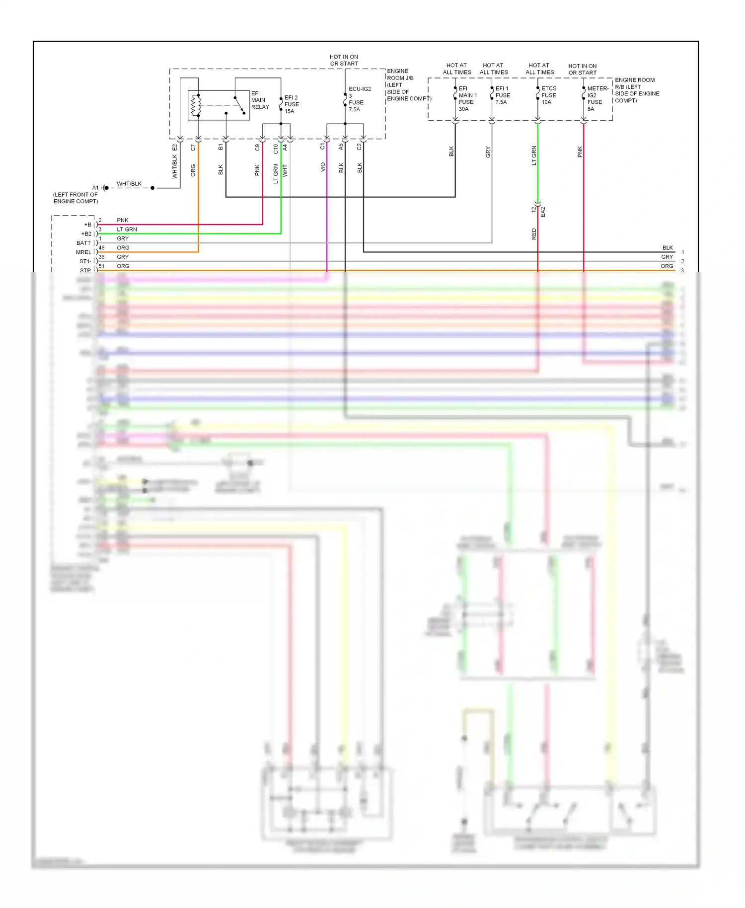 Wiring diagram computer data lines system for Toyota Camry XV50 (2011-2014) (86 of 126)