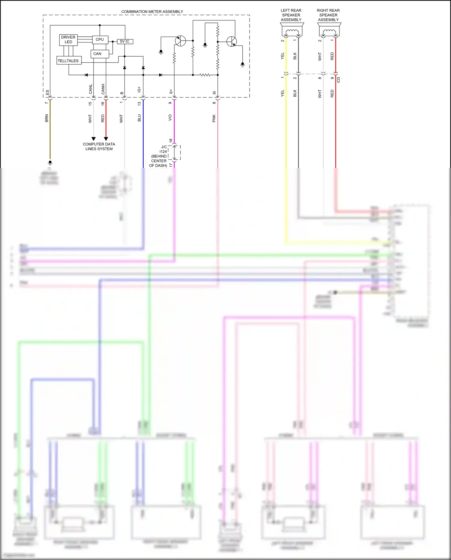 Wiring diagram computer data lines system for Toyota Camry XV50 (2011-2014) (42 of 126)