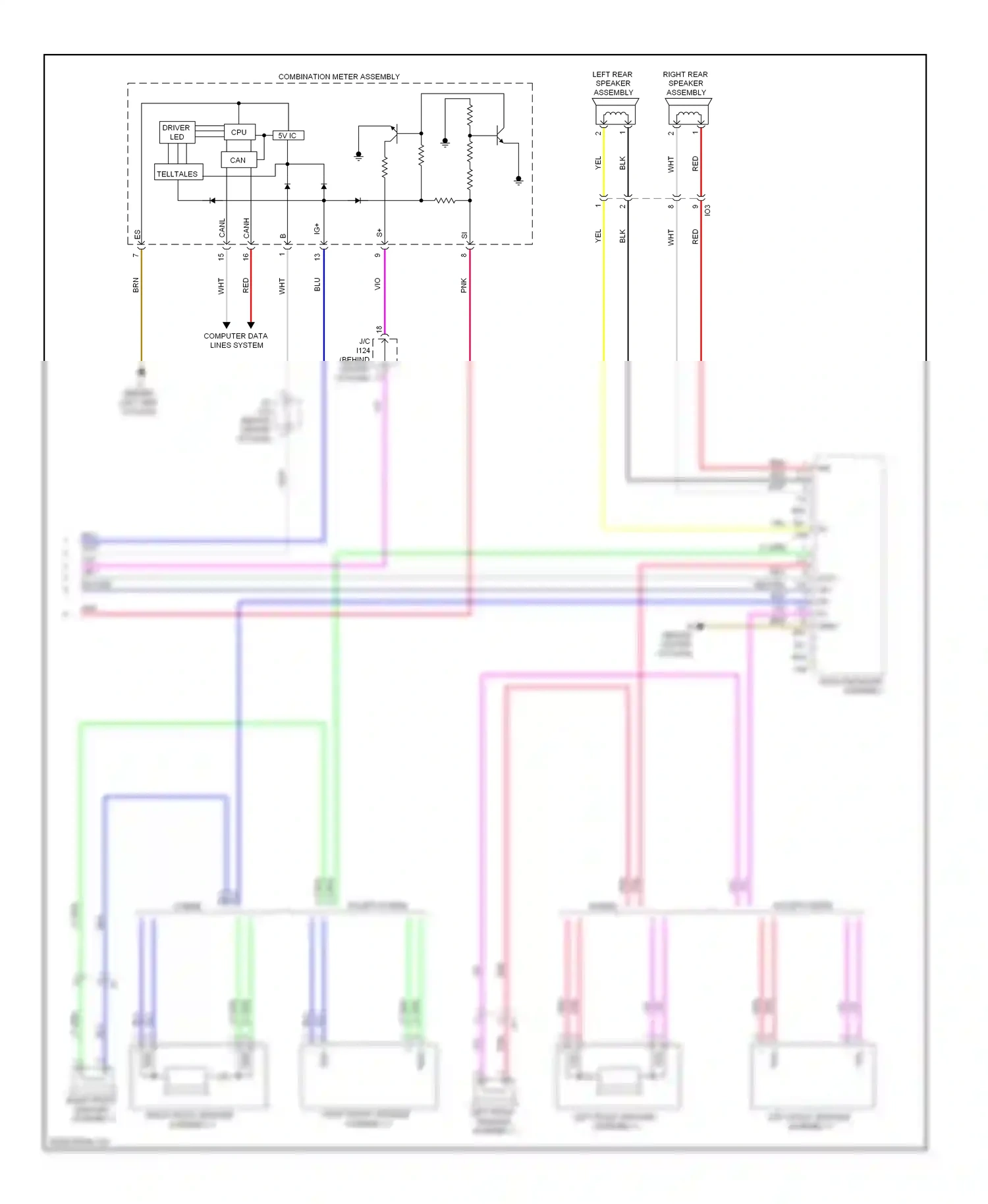 Wiring diagram computer data lines system for Toyota Camry XV50 (2011-2014) (118 of 126)