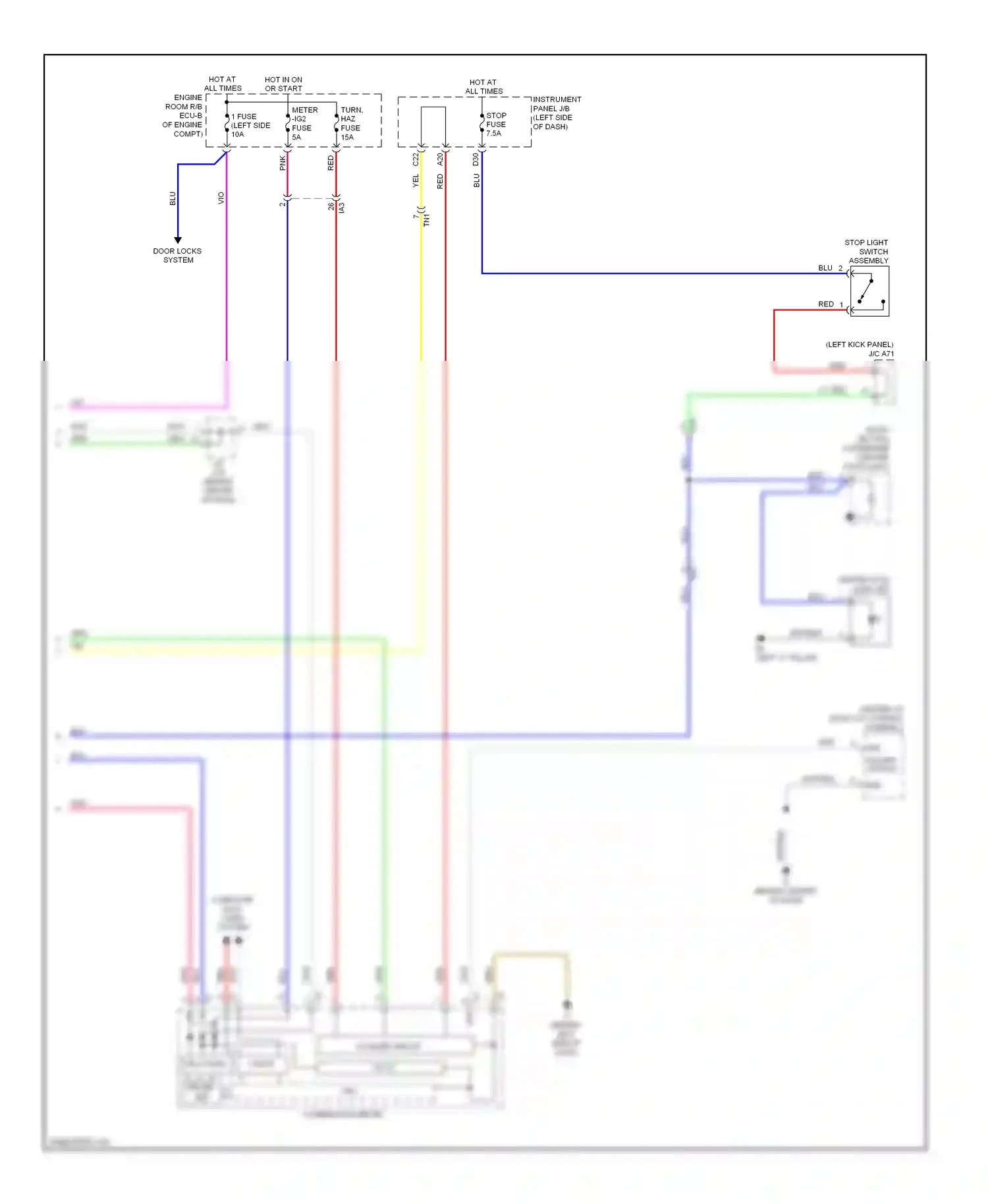 Wiring diagram computer data lines system for Toyota Camry XV50 (2011-2014) (47 of 126)