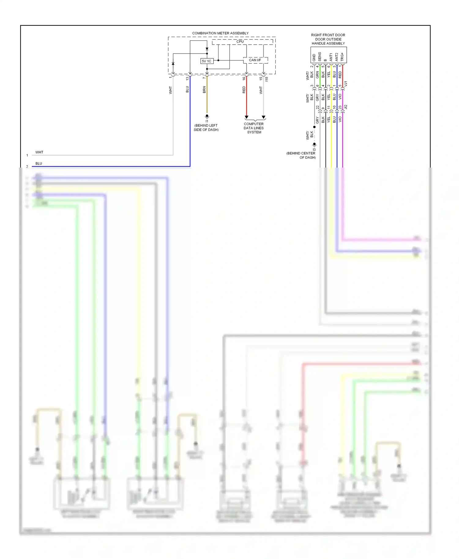 Wiring diagram computer data lines system for Toyota Camry XV50 (2011-2014) (109 of 126)