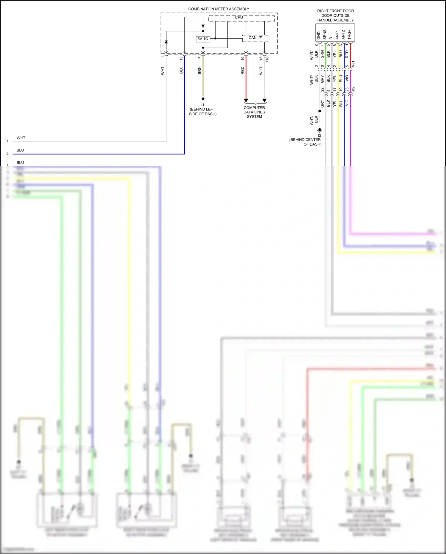 Wiring diagram computer data lines system for Toyota Camry XV50 (2011-2014) (75 of 126)