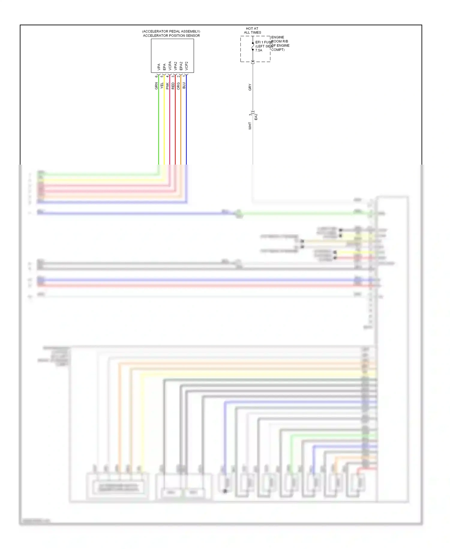 Wiring diagram computer data lines system for Toyota Camry XV50 (2011-2014) (88 of 126)