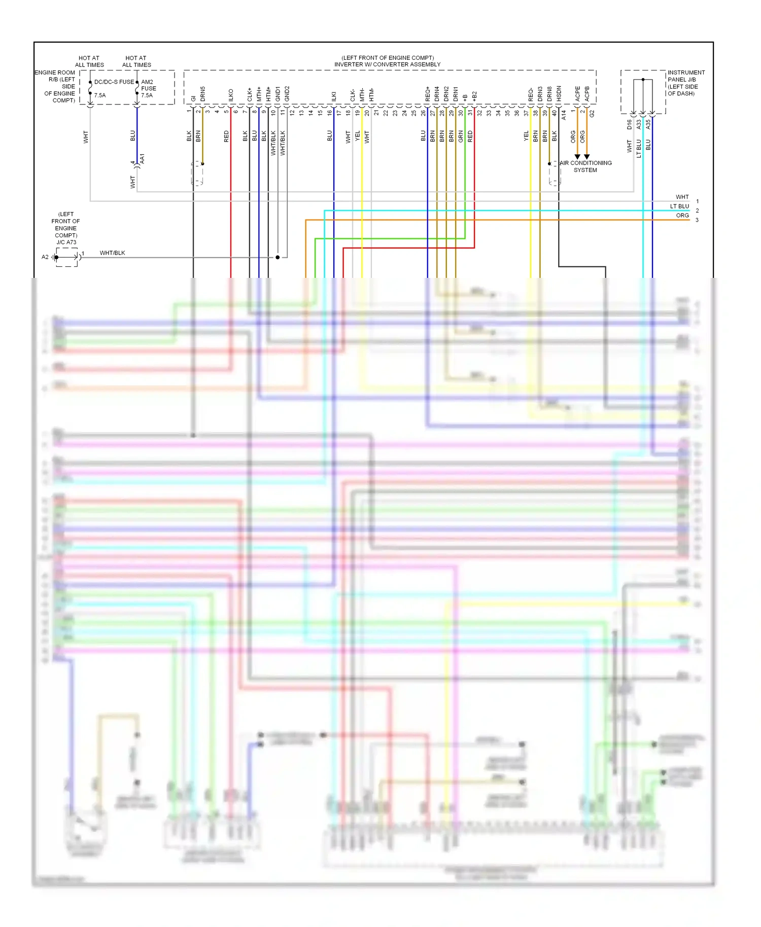 Wiring diagram computer data lines system for Toyota Camry XV50 (2011-2014) (97 of 126)